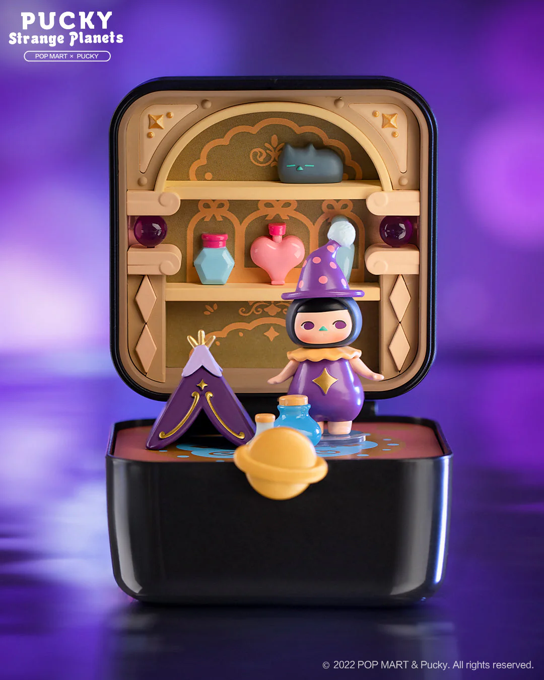 POP MART Pucky Strange Stars Series Scene Set