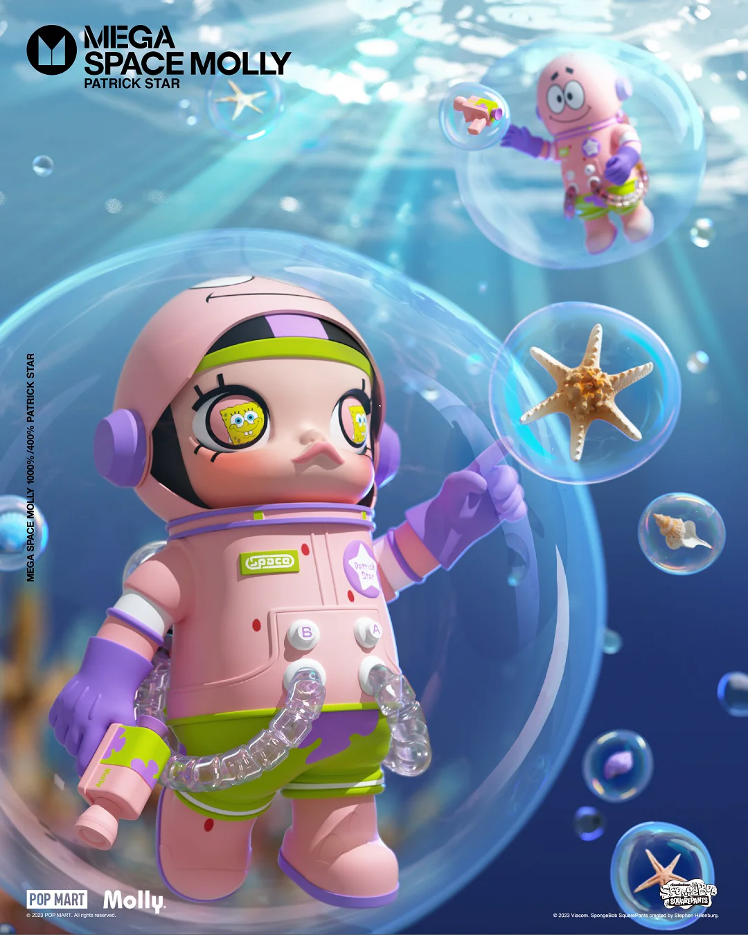 POP MART MEGA SPACE MOLLY 1000% Patrick Star