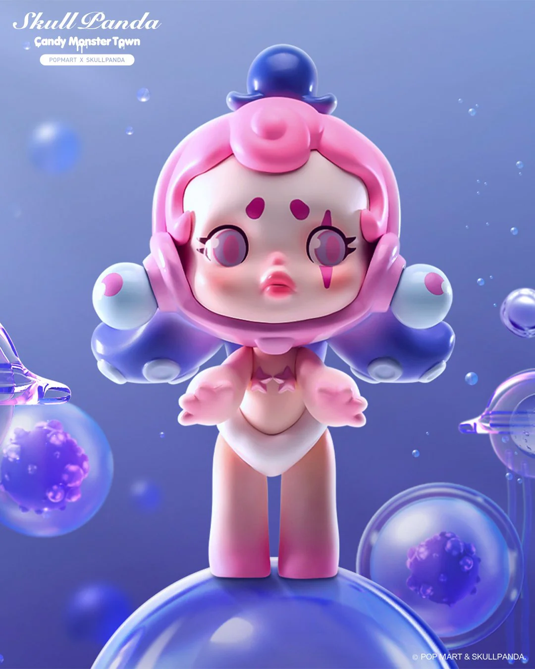 POP MART Skullpanda Candy Monster Town Series