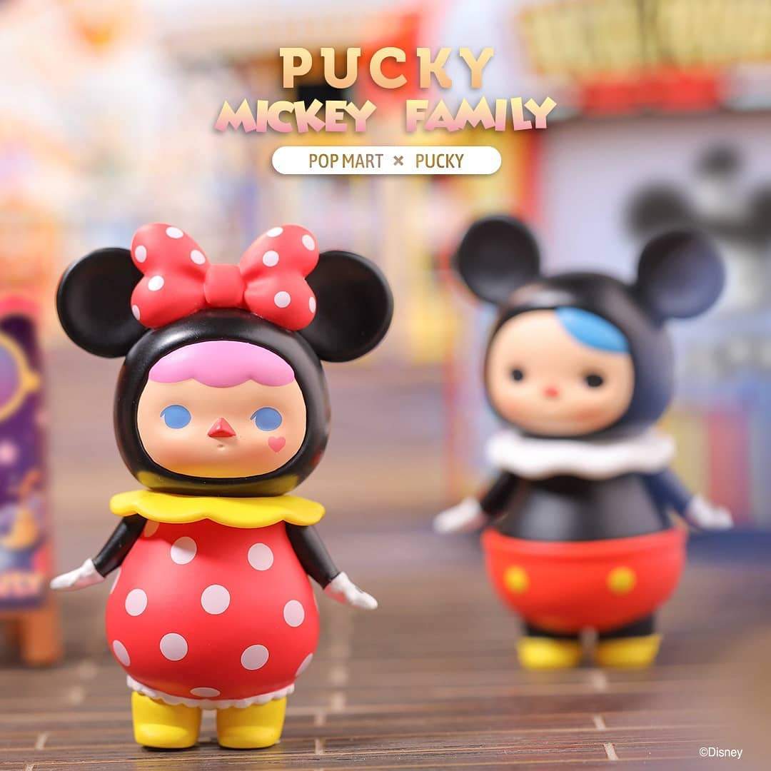 POP MART Pucky Mickey Family Series