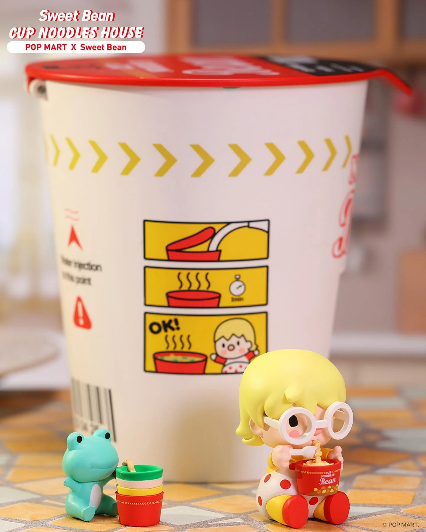 POP MART Sweet Bean Cup Noodles House