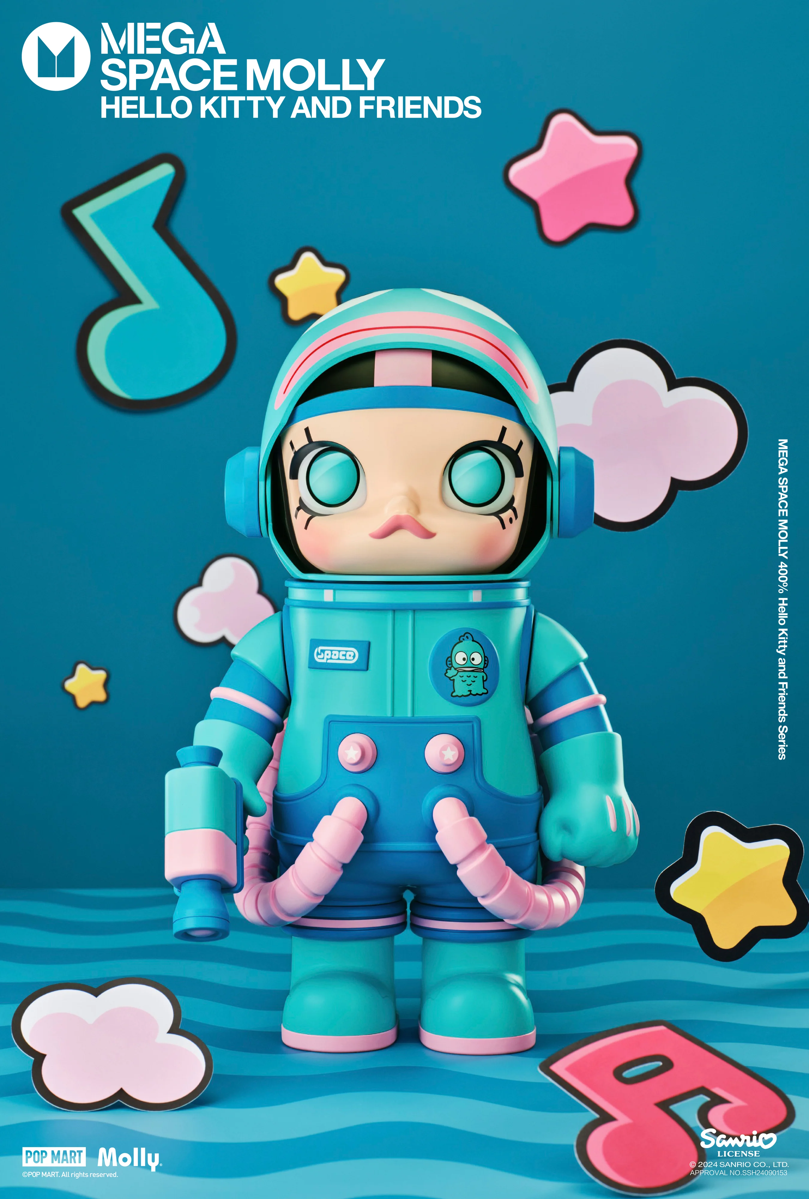 POP MART MEGA SPACE MOLLY 400% Sanrio Characters Series