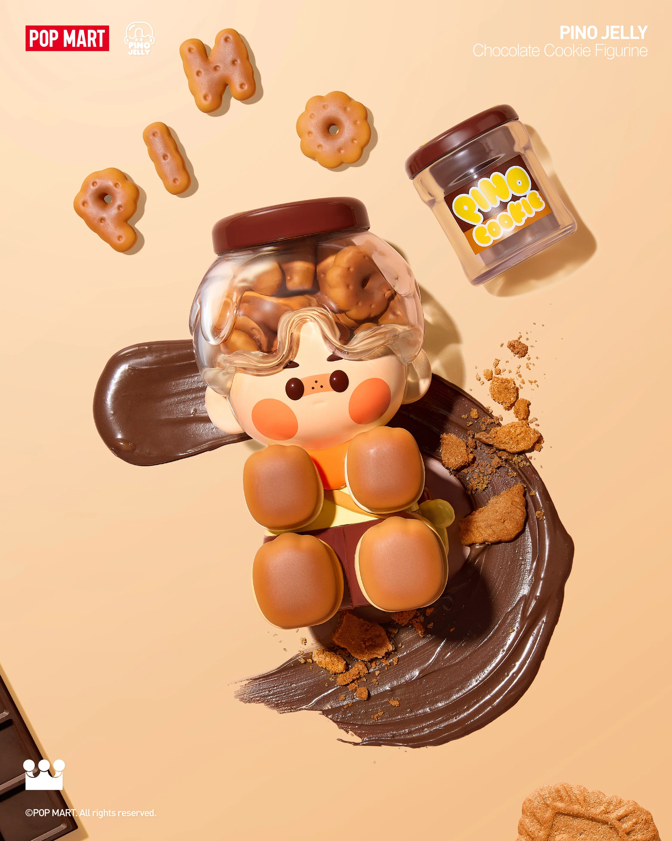 POP MART PINO JELLY Chocolate Cookie Figurine