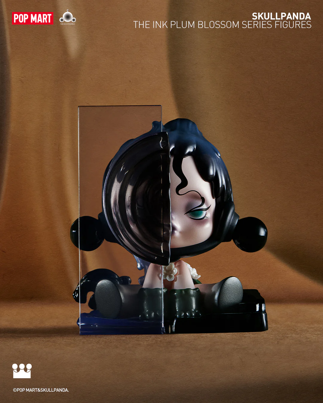 POP MART SKULLPANDA The Ink Plum Blossom Series