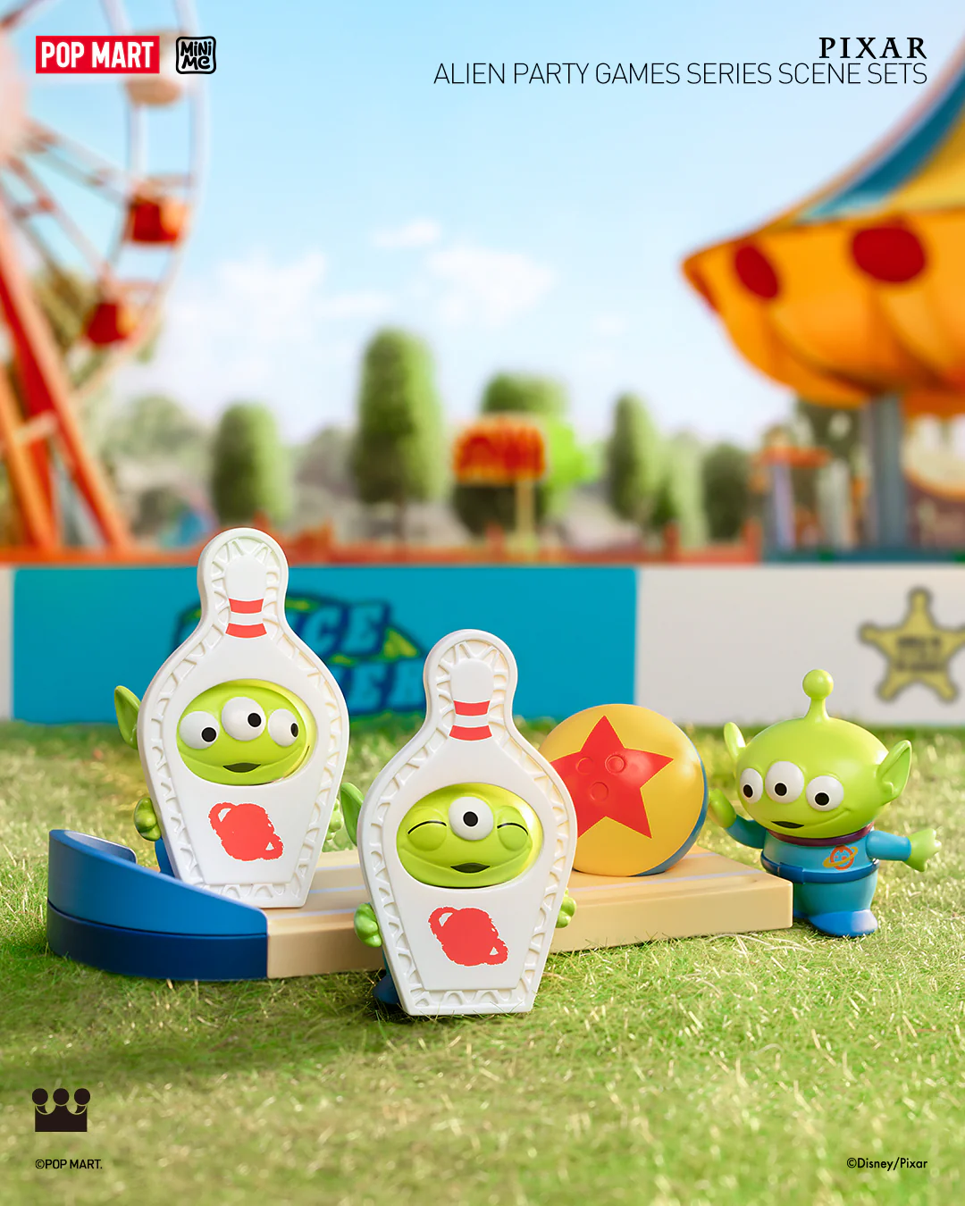 POP MART Pixar Alien Party Games Series Scene Sets