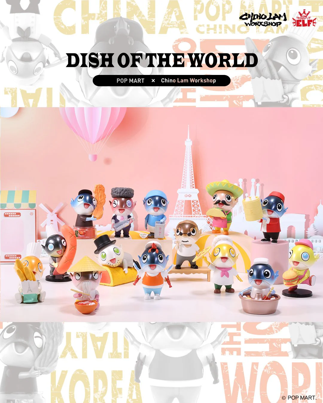 POP MART The Biggie Fish: Dish of the World Series