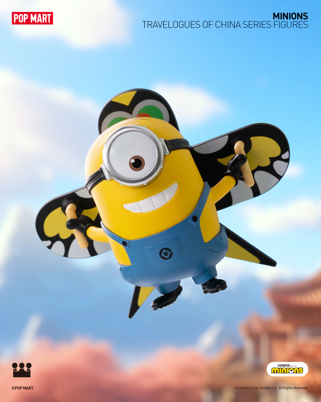 POP MART Minions Travelogues of China Series Figures