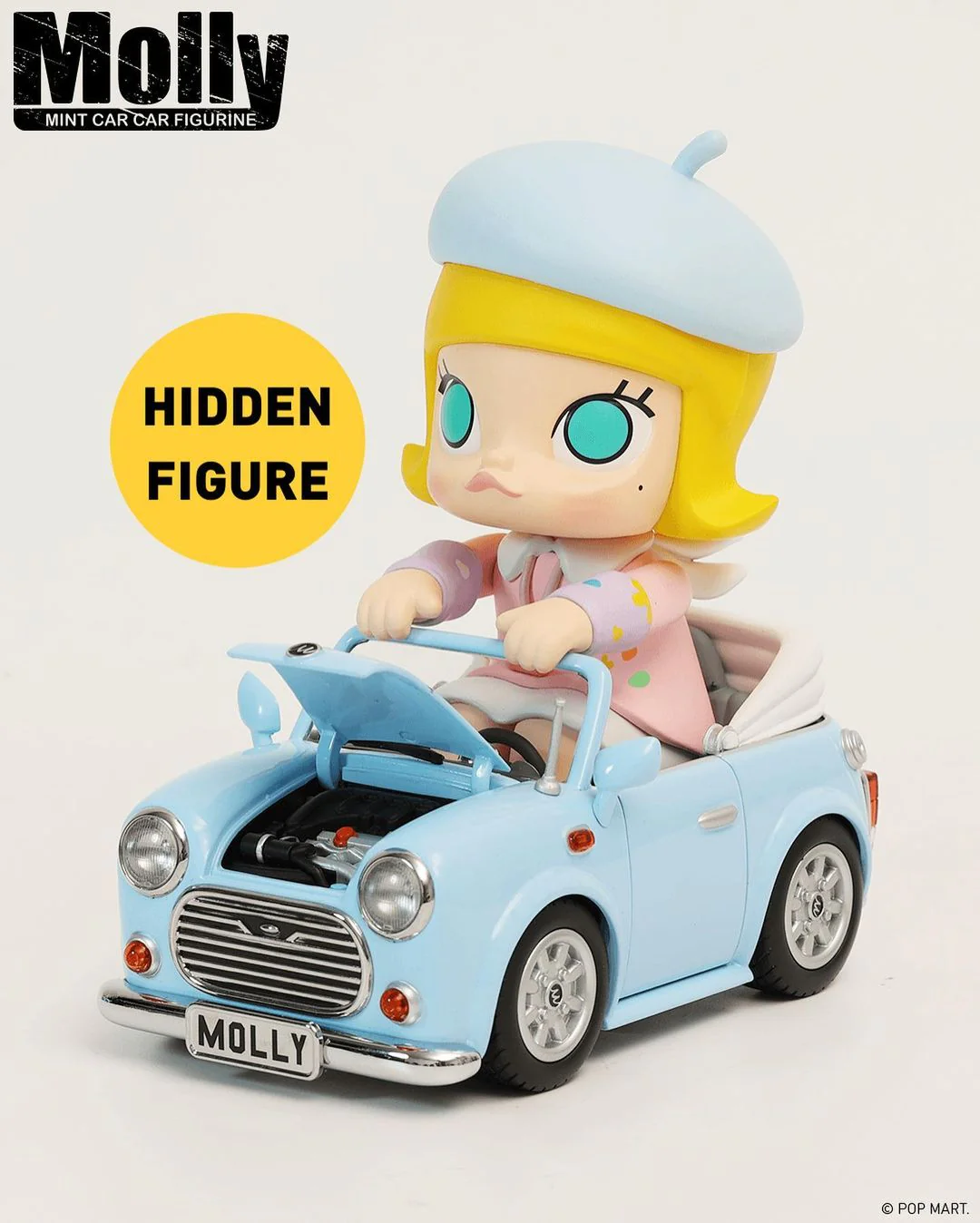POP MART Molly Mint Car