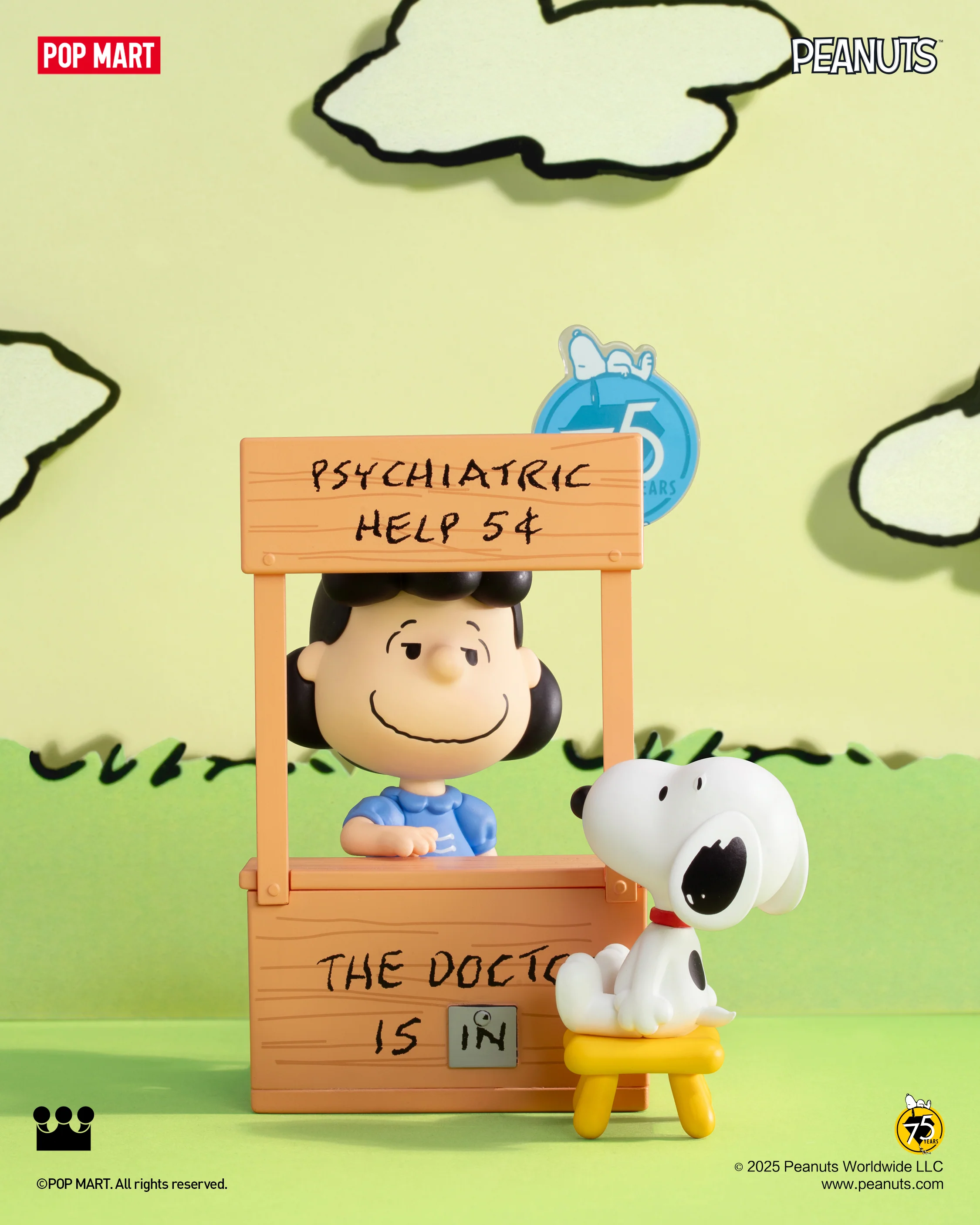 POP MART Peanuts 75th Anniversary | Snoopy Comic Life Series Figures