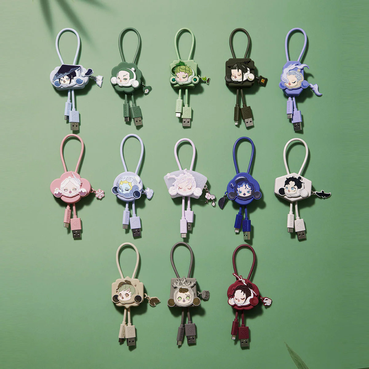 POP MART SKULLPANDA The Ink Plum Blossom Series-Cable Line Blind Box (Type-C)