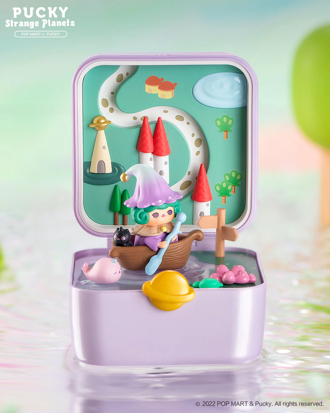 POP MART Pucky Strange Stars Series Scene Set