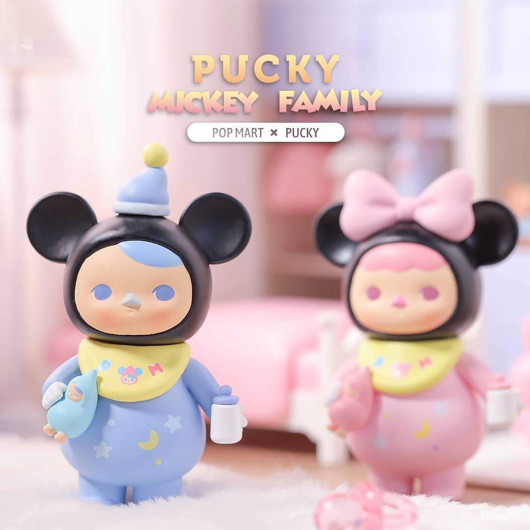 POP MART Pucky Mickey Family Series