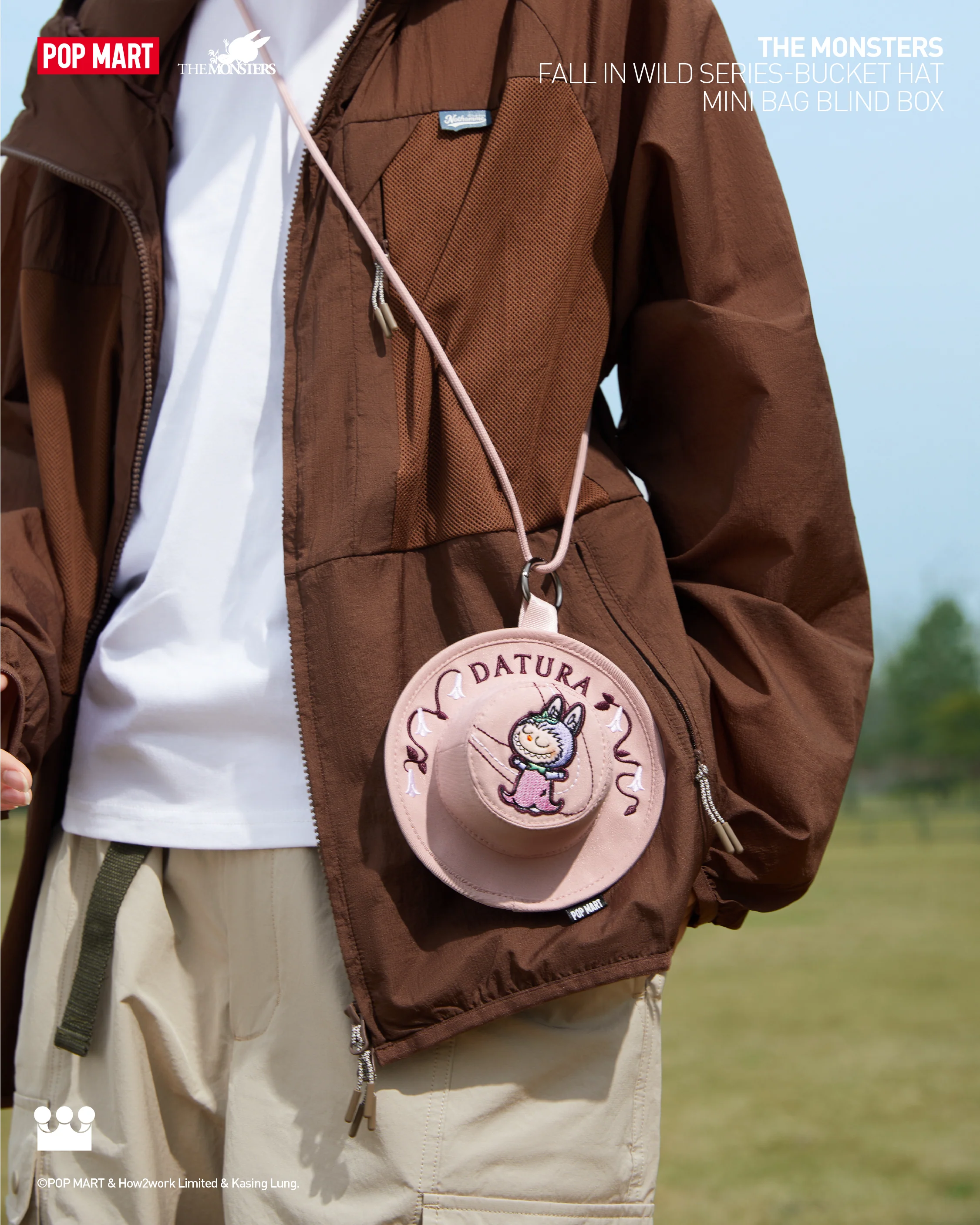 POP MART The Monsters Fall In Wild Series - Bucket Hat Mini Bag Blind Box