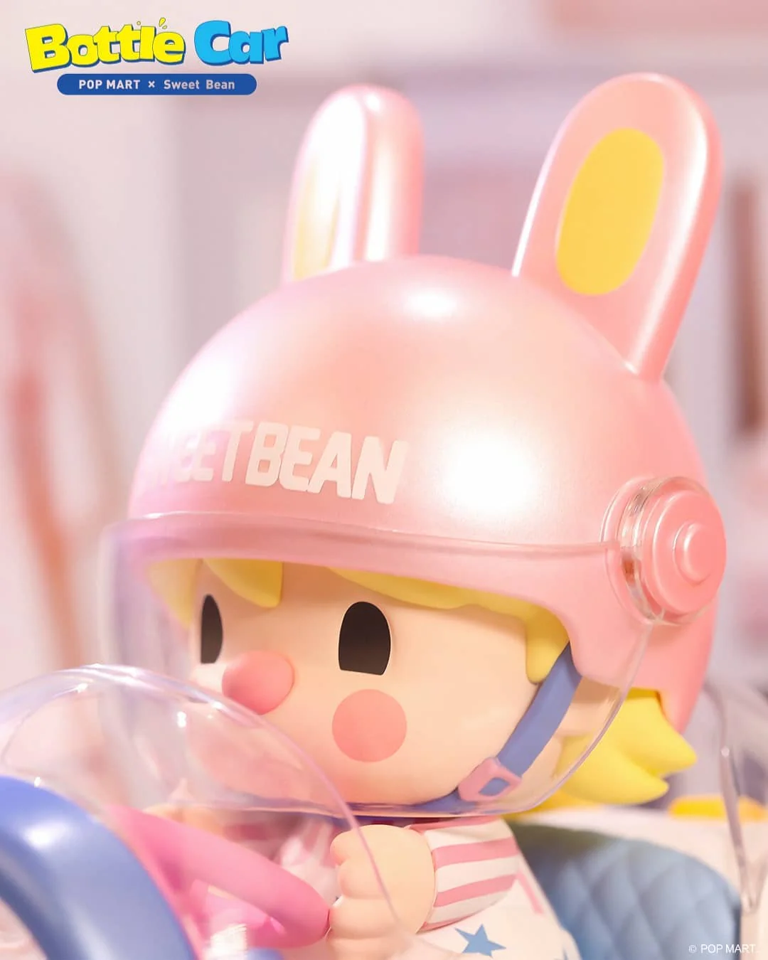 POP MART Sweet Bean Bottle Car Figurine