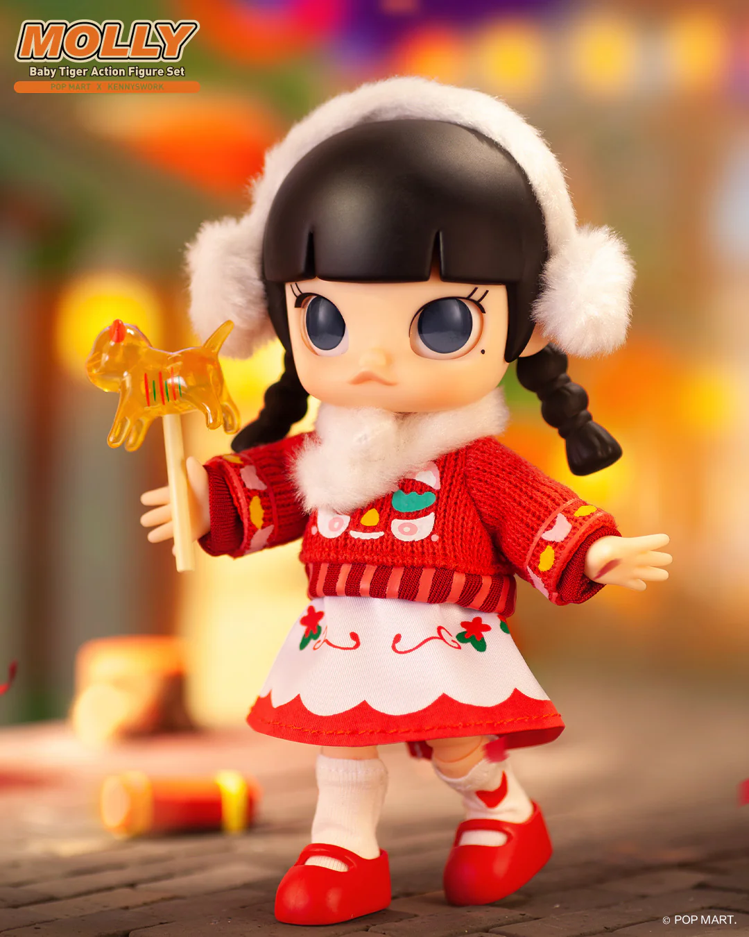 POP MART Molly Baby Tiger Action Big Figure