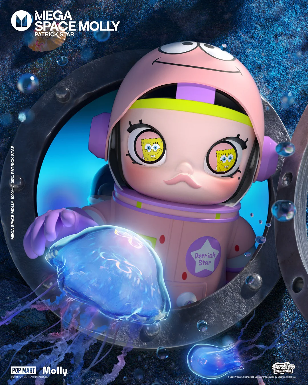 POP MART MEGA SPACE MOLLY 1000% Patrick Star