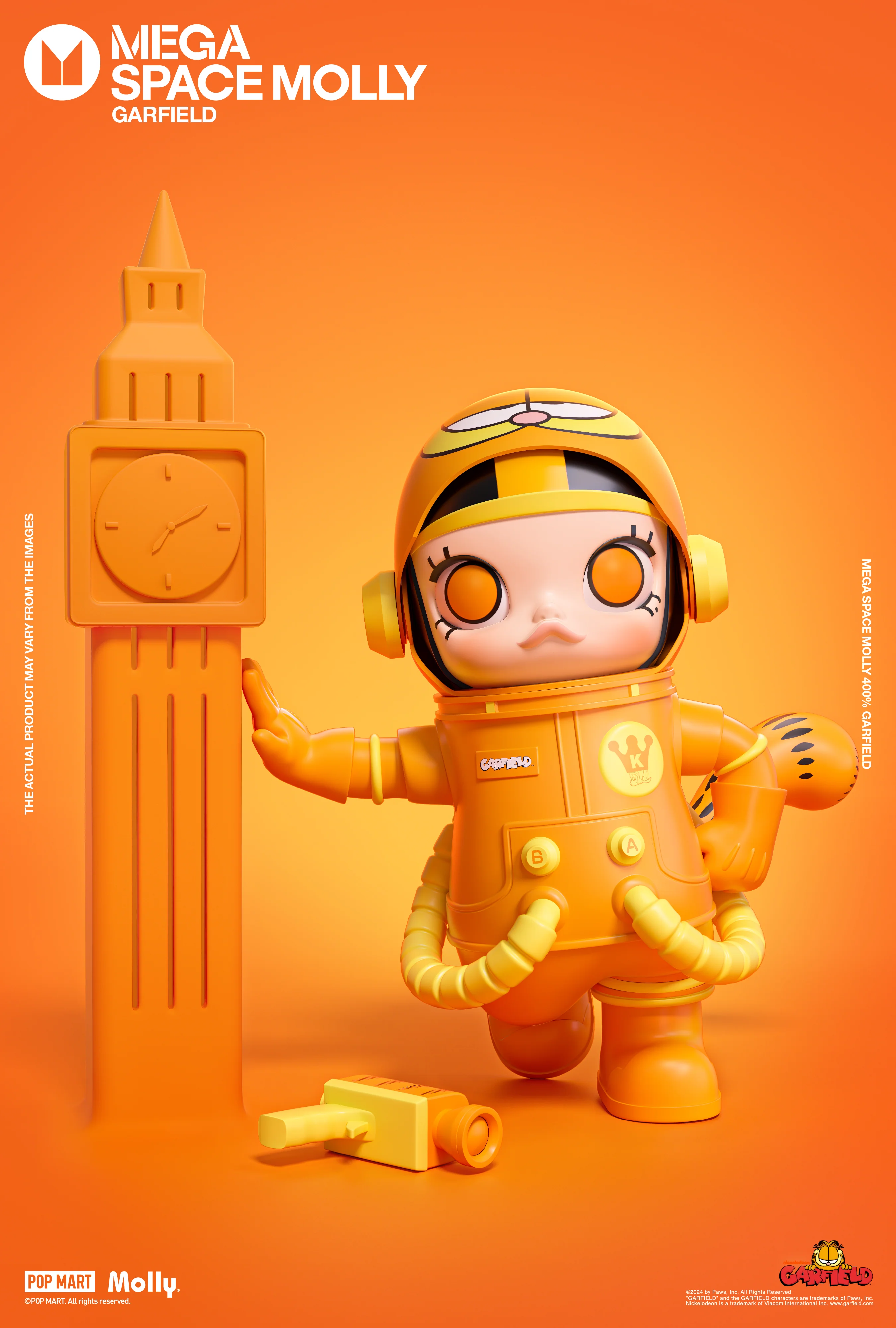 POP MART MEGA SPACE MOLLY 400% Garfield