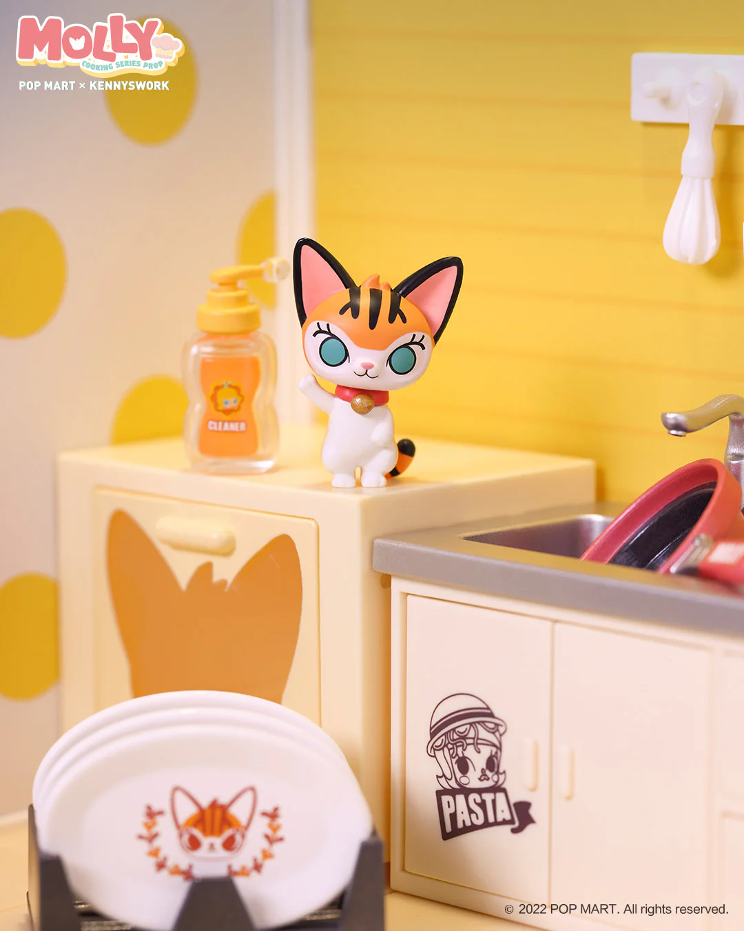 POP MART Molly Cooking Series Prop