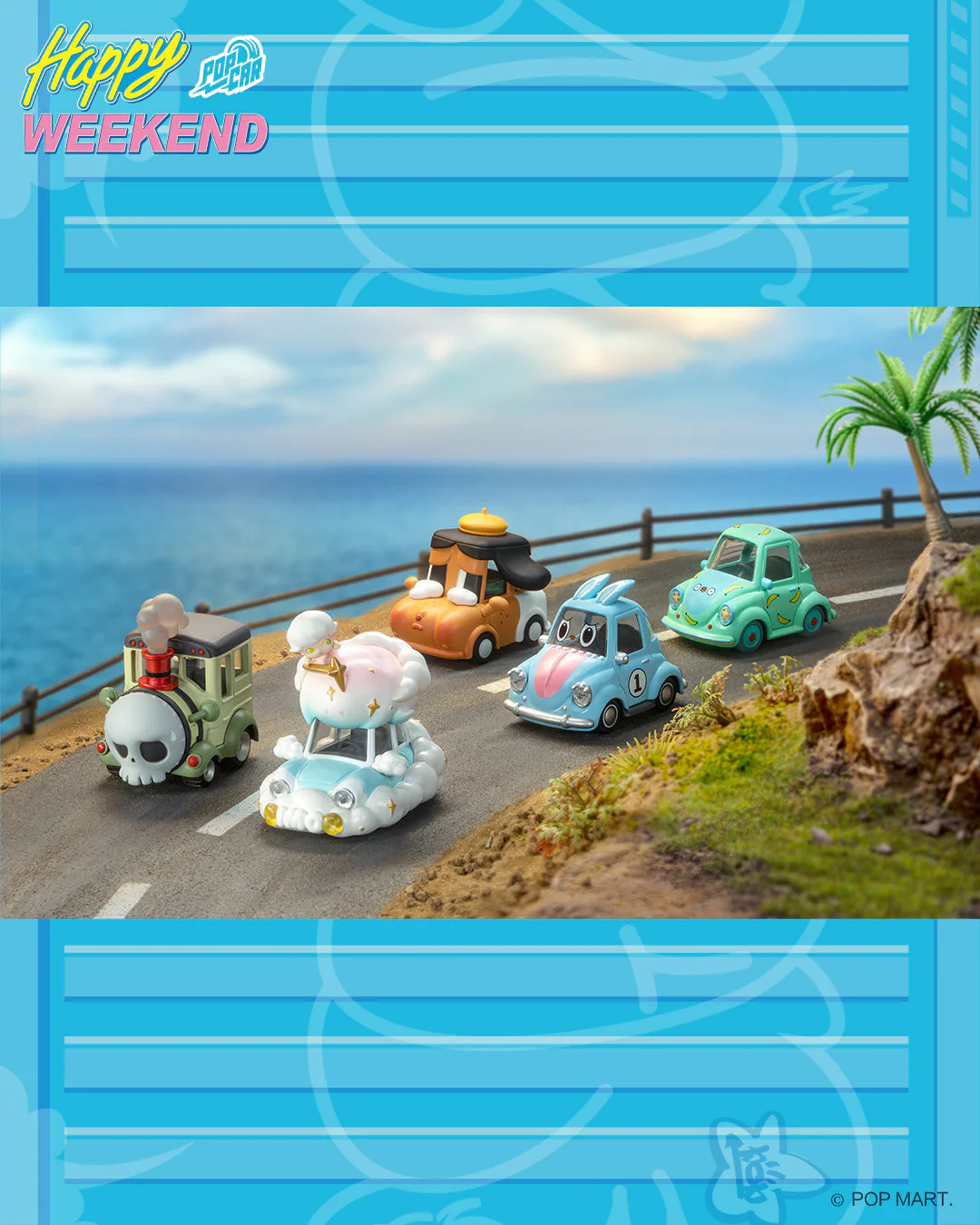 POP MART Popcar Happy Weekend Series
