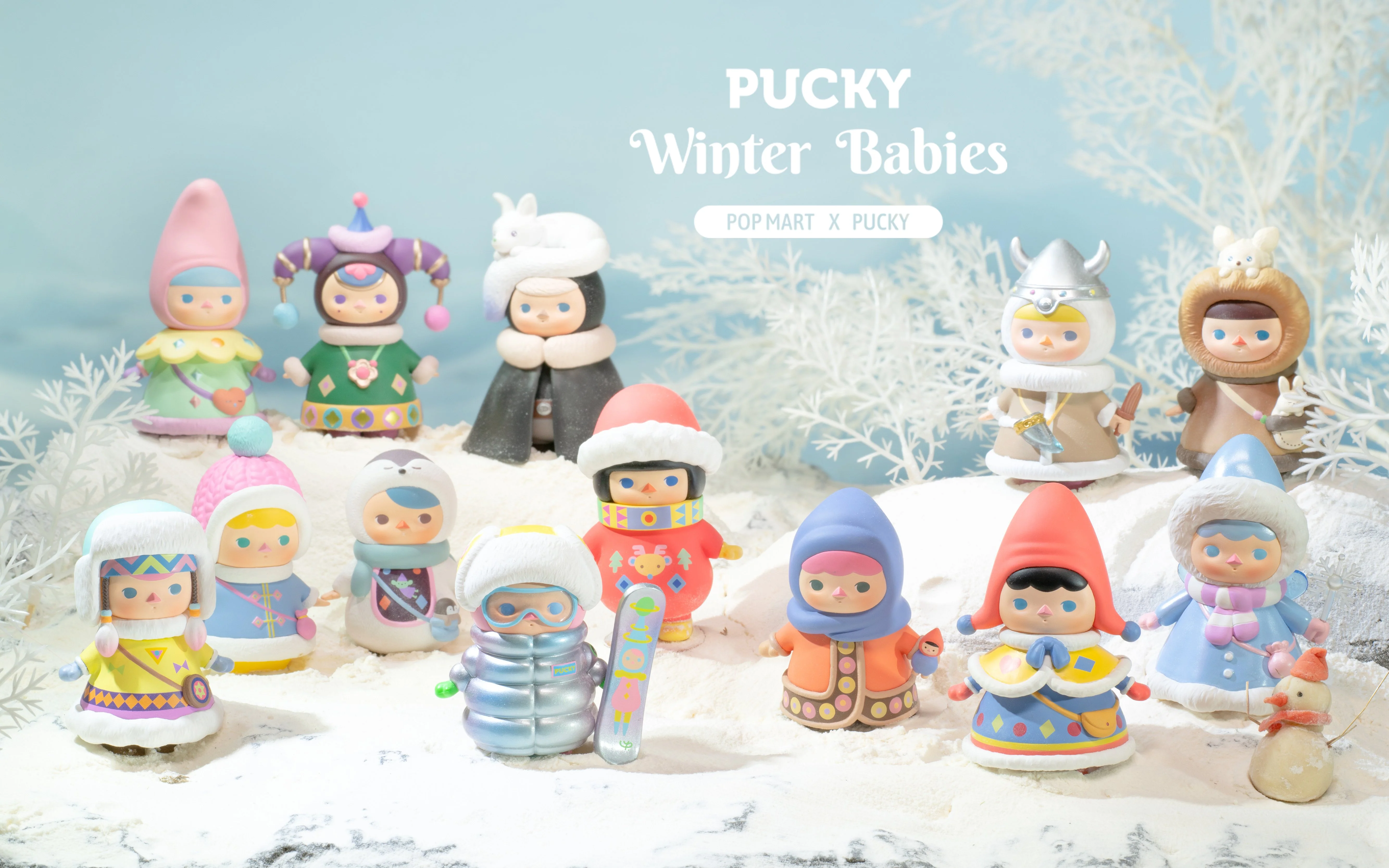 POP MART Pucky Winter Babies Series