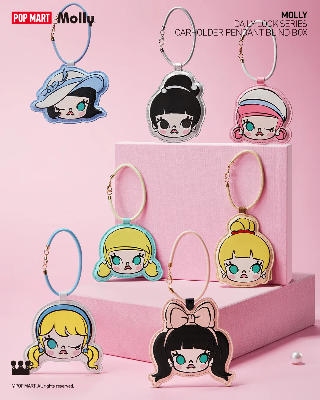 POP MART MOLLY Daily Look Series-Cardholder Pendant Blind Box