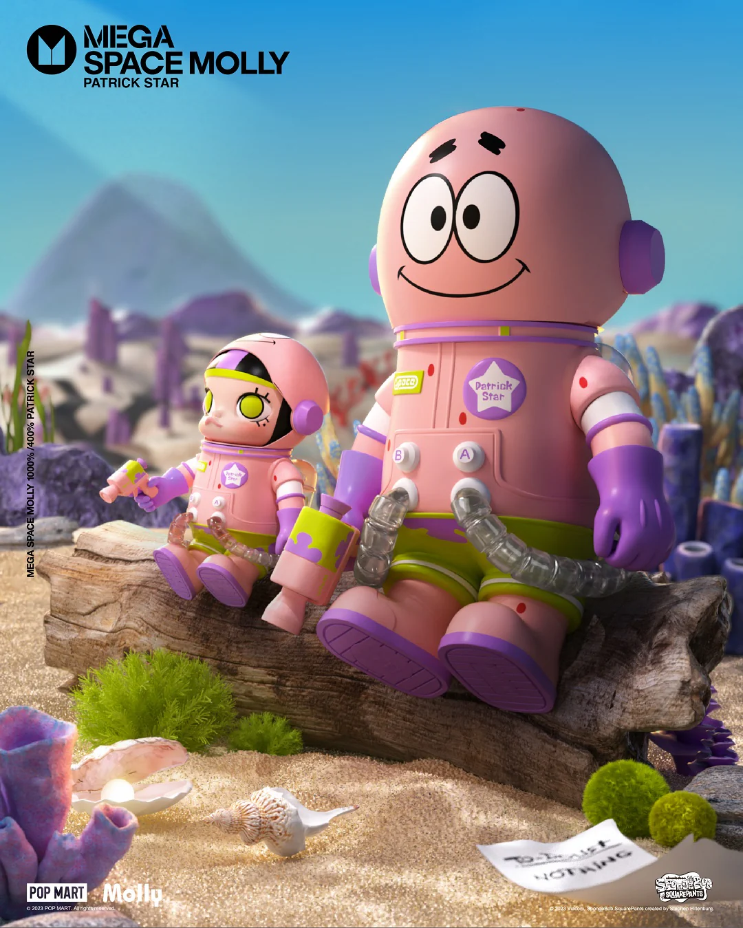 POP MART MEGA SPACE MOLLY 1000% Patrick Star