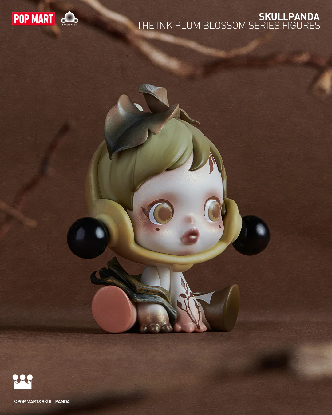 POP MART SKULLPANDA The Ink Plum Blossom Series
