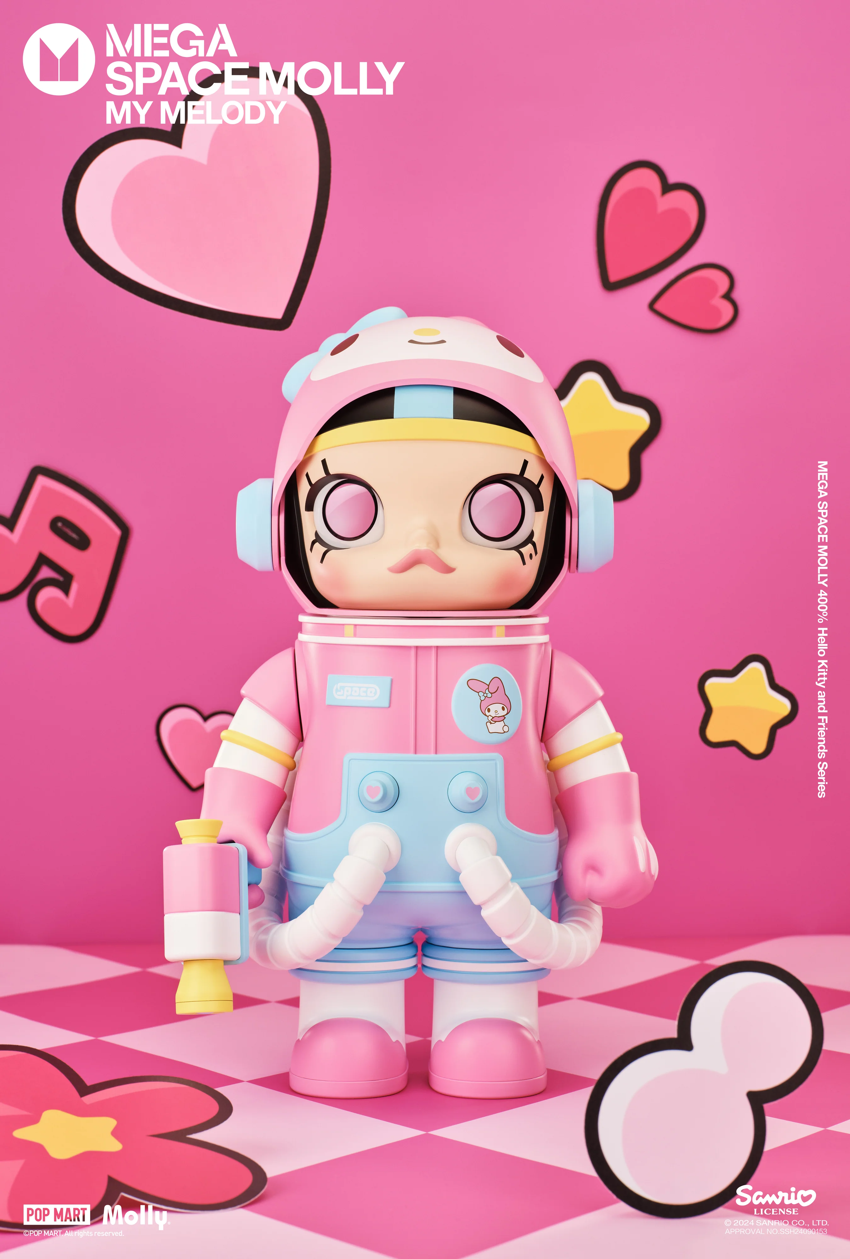 POP MART MEGA SPACE MOLLY 400% Sanrio Characters Series