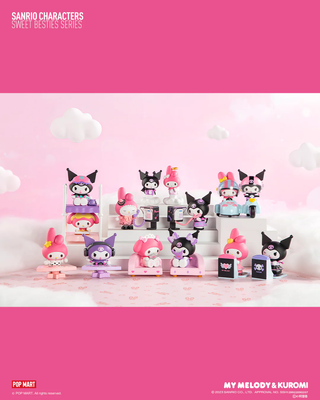 POP MART Sanrio Characters Sweet Besties Series