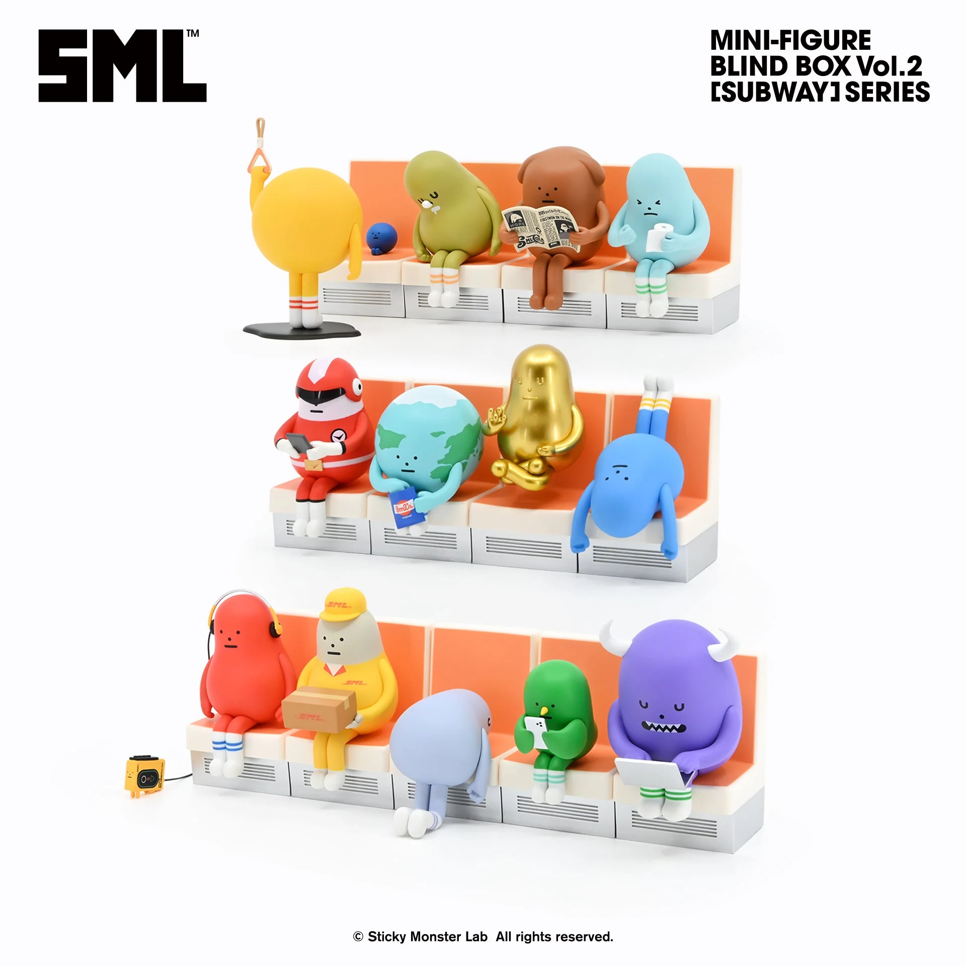 POP MART Sticky Monster Lab Subway Series Figure