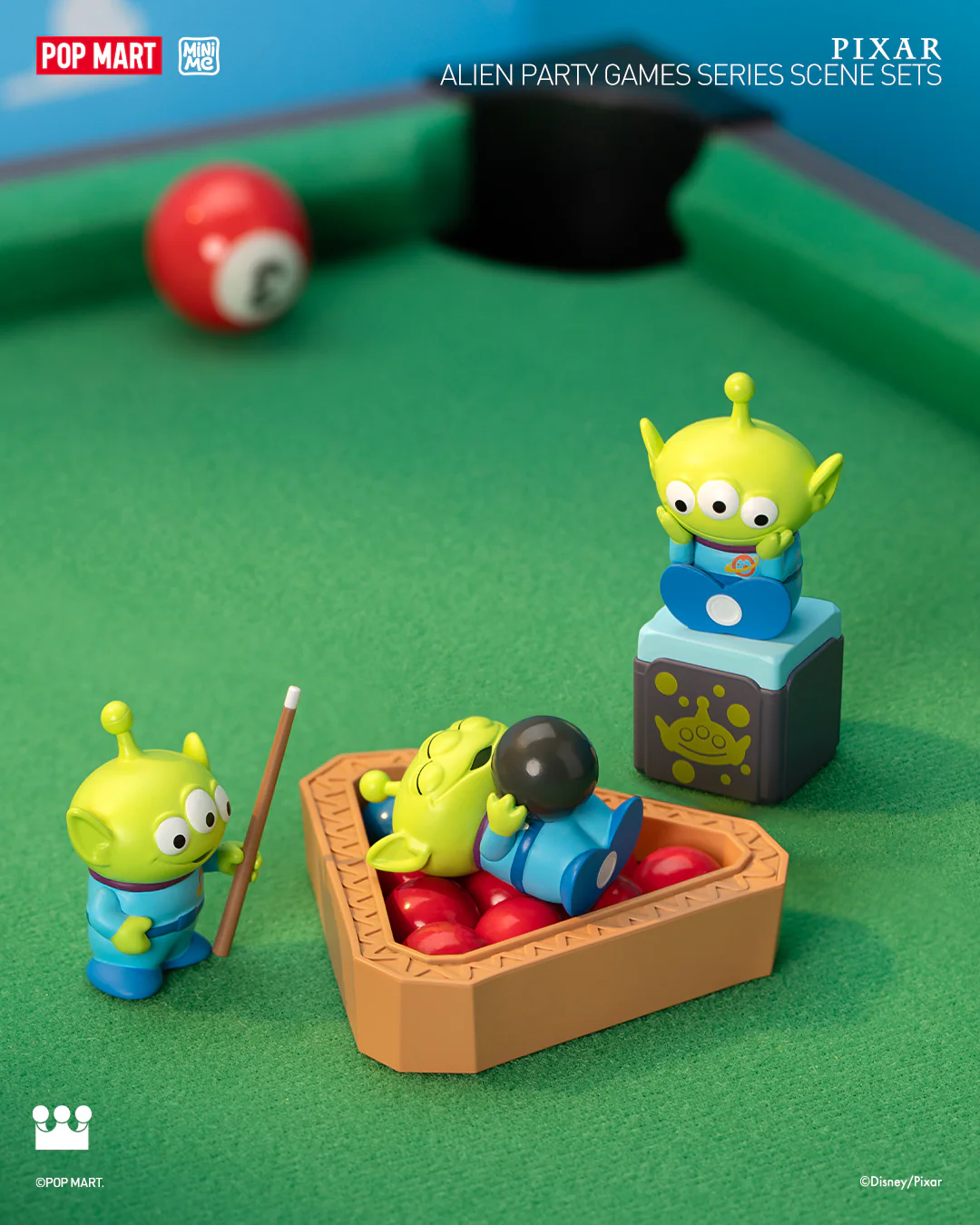 POP MART Pixar Alien Party Games Series Scene Sets