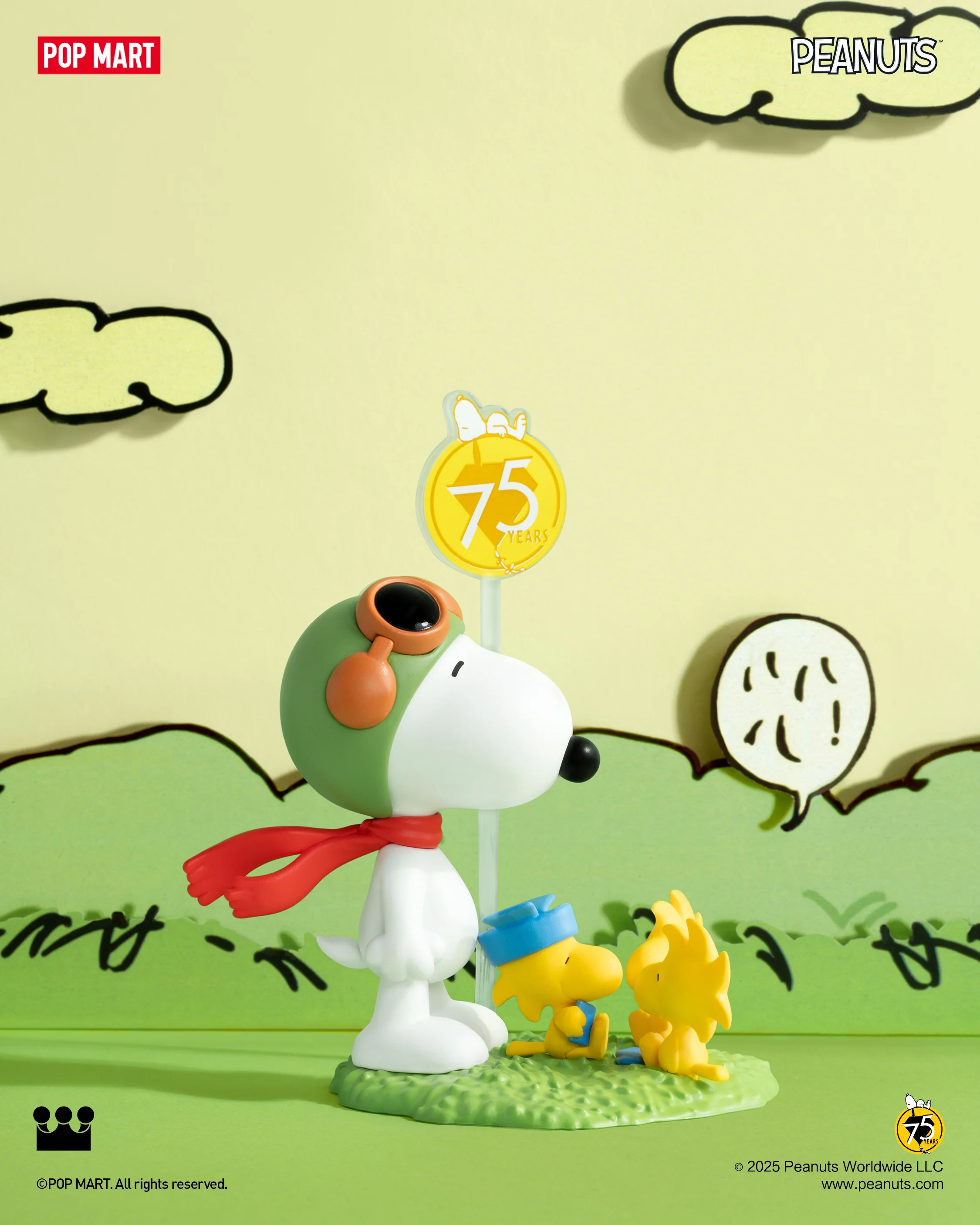 POP MART Peanuts 75th Anniversary | Snoopy Comic Life Series Figures