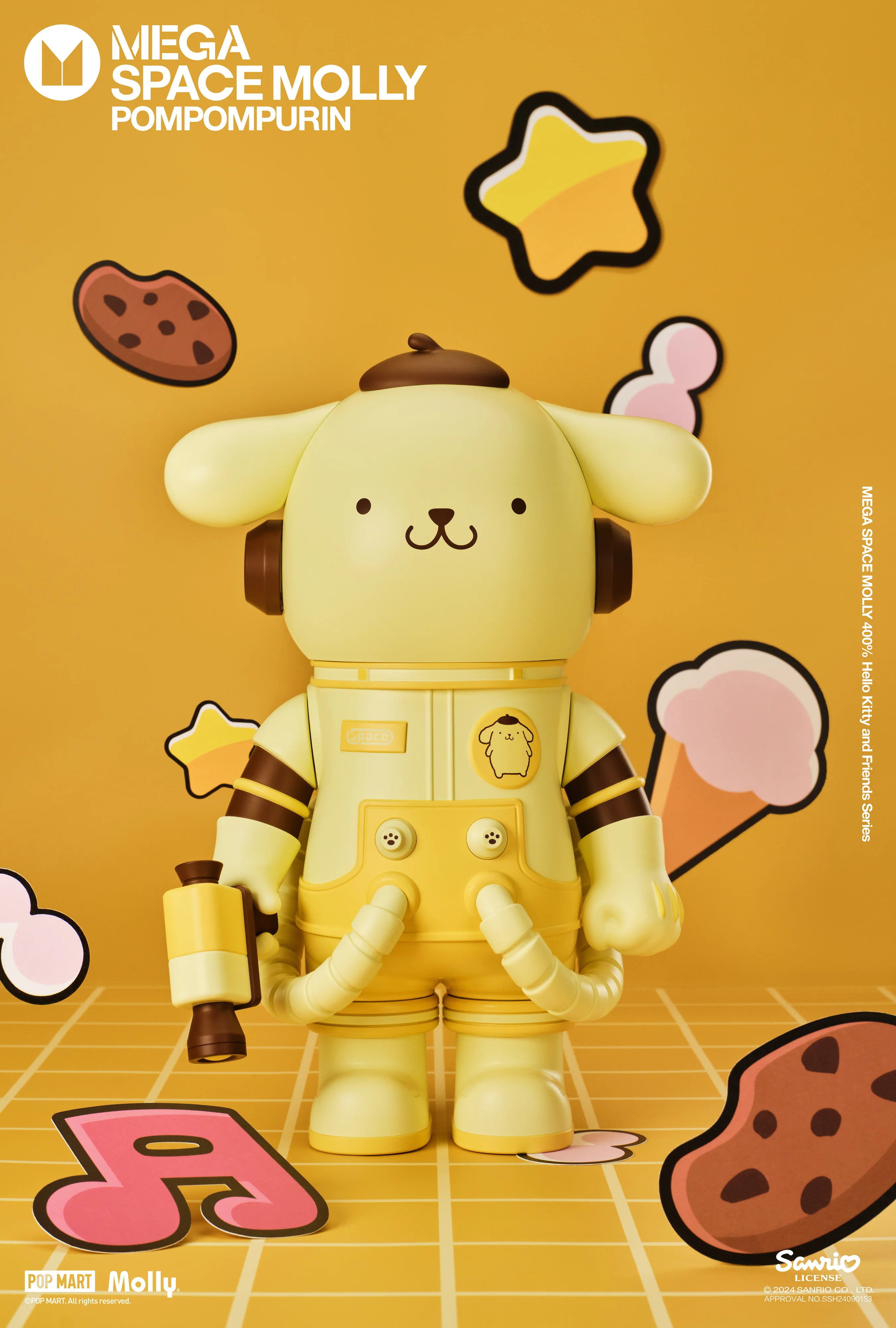 POP MART MEGA SPACE MOLLY 400% Sanrio Characters Series