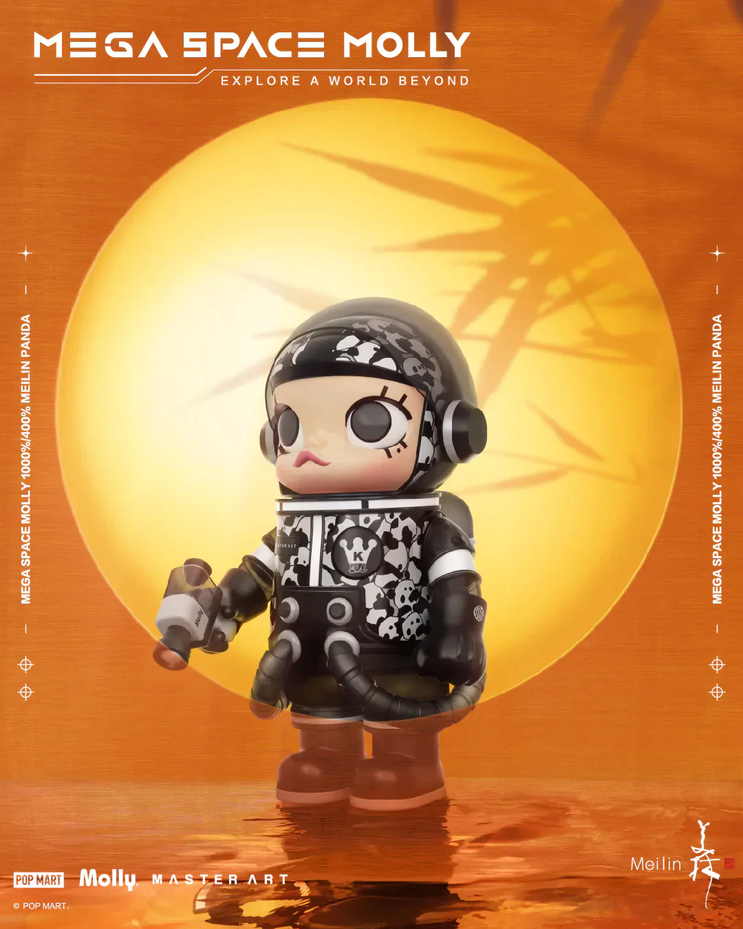 POP MART MEGA Space Molly 400% Meilin Panda