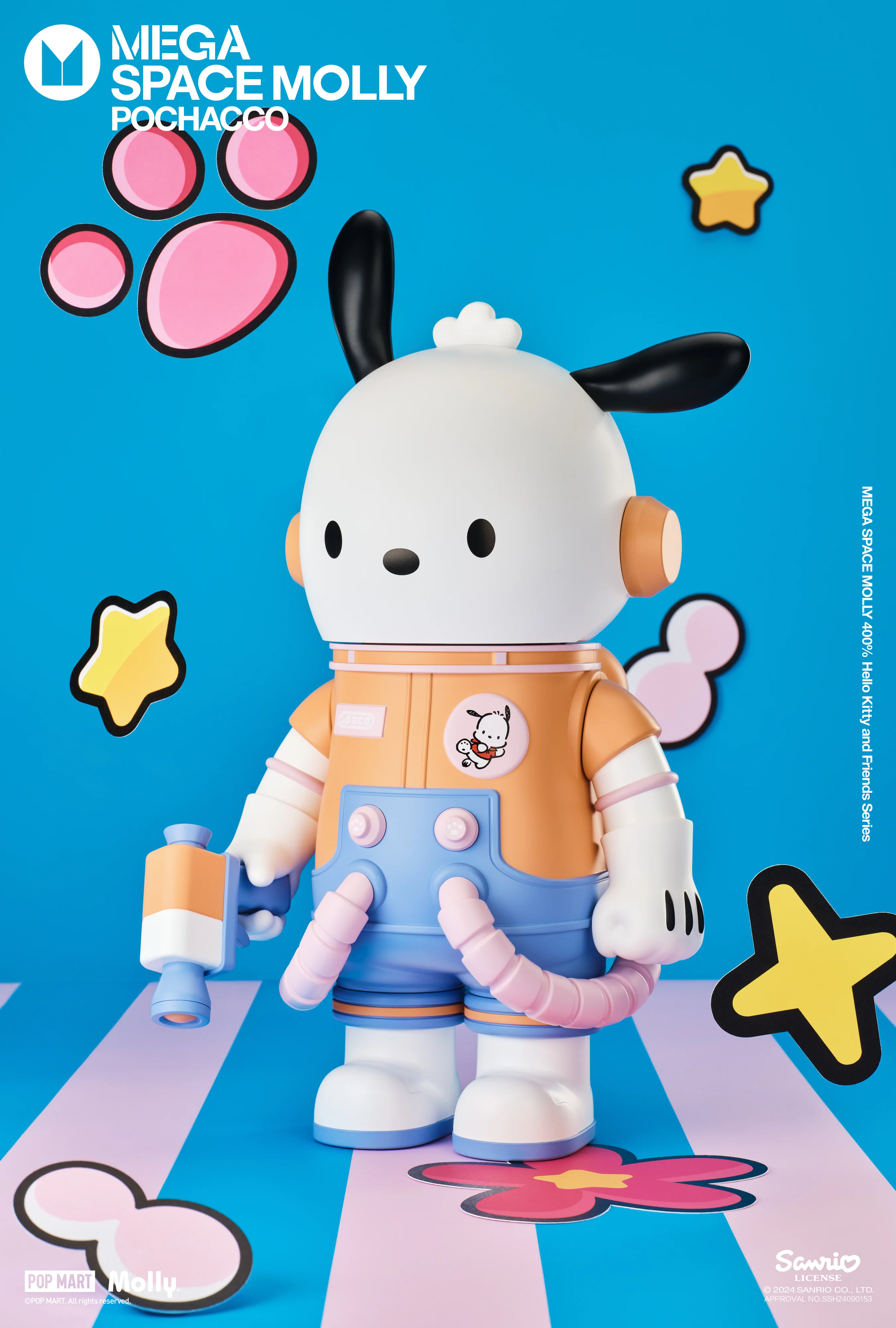 POP MART MEGA SPACE MOLLY 400% Sanrio Characters Series