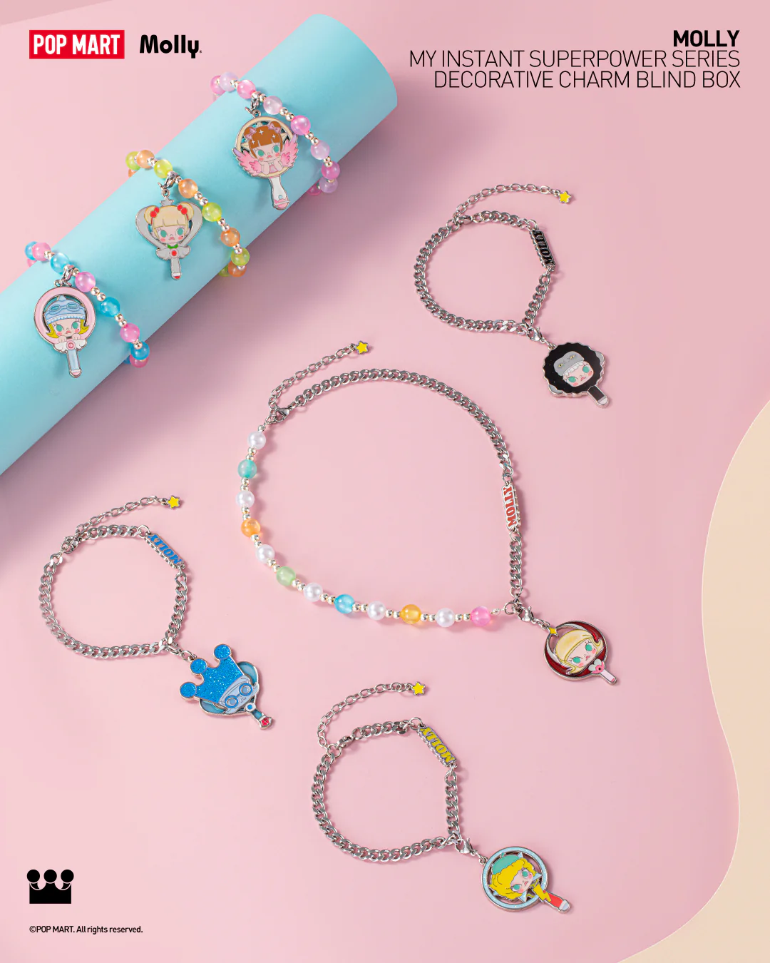 POP MART MOLLY My Instant Superpower Series-Decorative Charm Blind Box