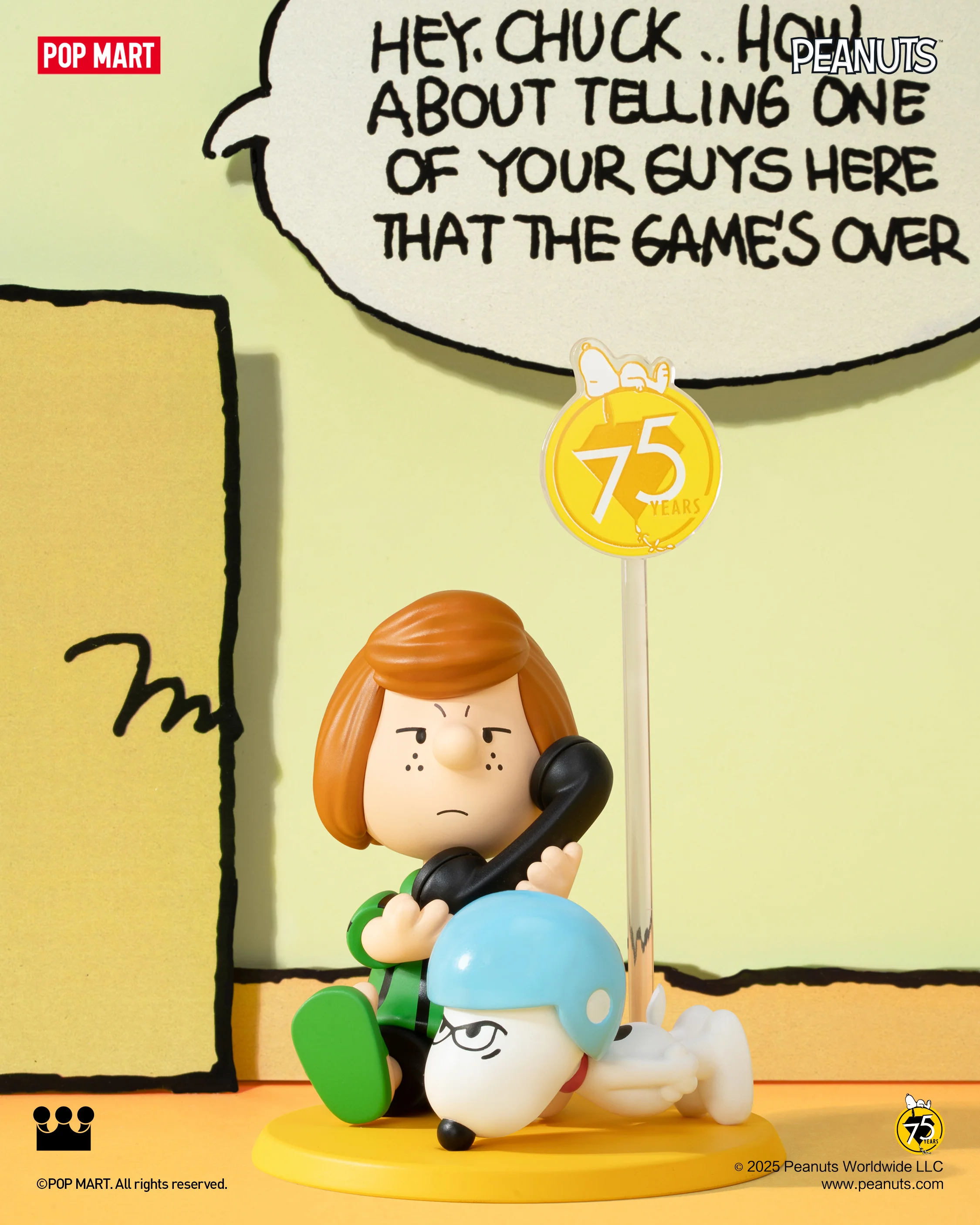 POP MART Peanuts 75th Anniversary | Snoopy Comic Life Series Figures