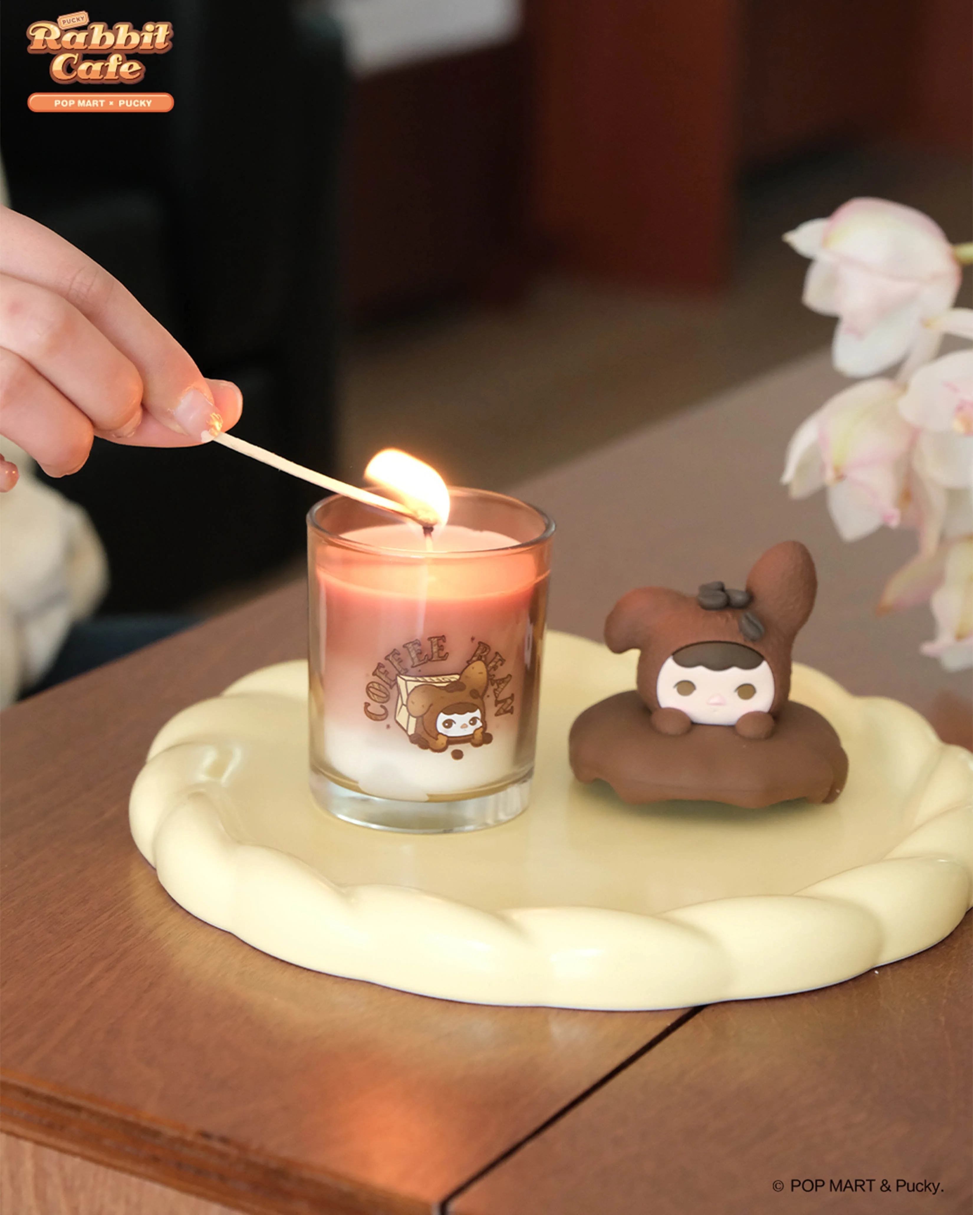 POP MART Pucky Rabbit Cafe Series - Scented Candle Blind Box