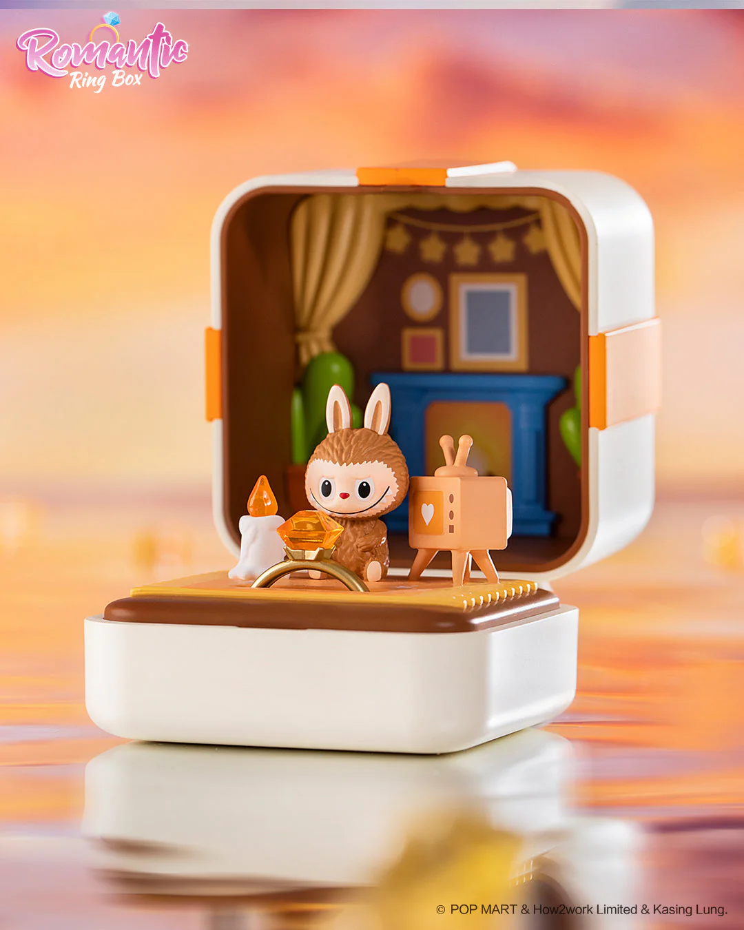 POP MART Romantic Fingertips Series Scene Set