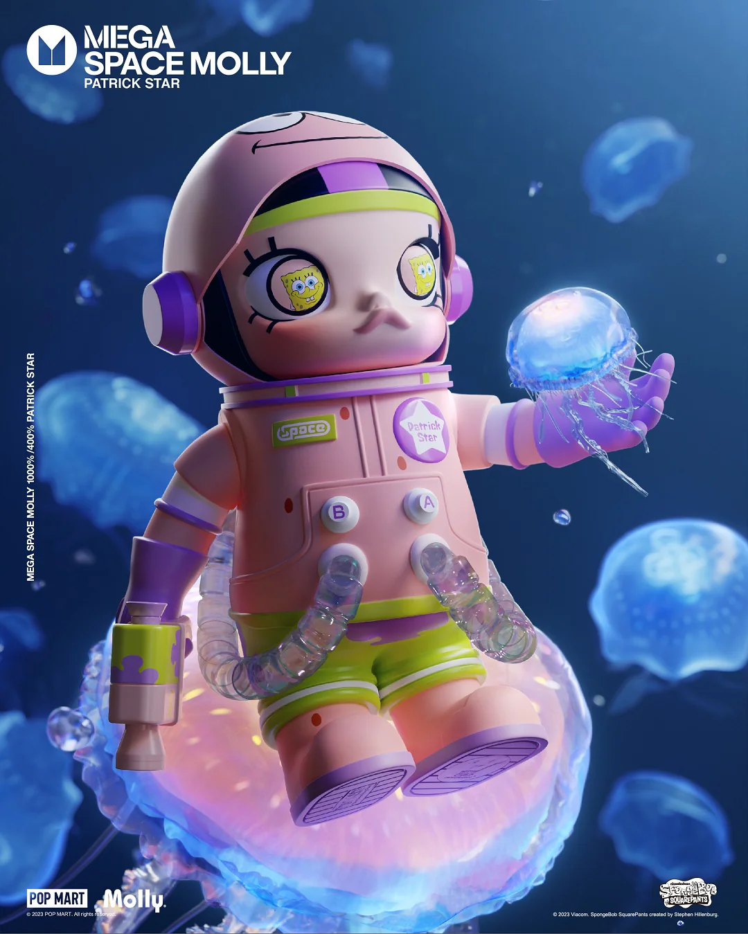 POP MART MEGA SPACE MOLLY 1000% Patrick Star