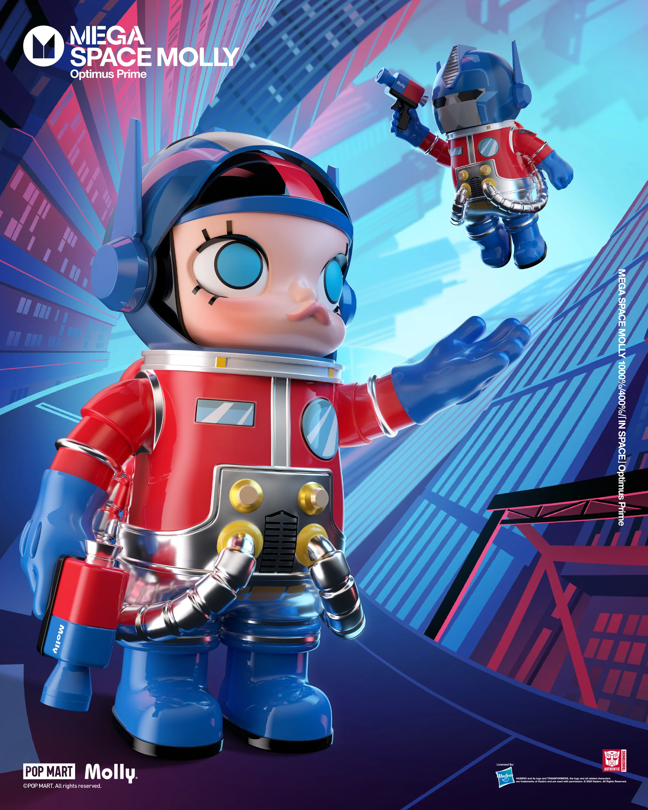 POP MART MEGA SPACE MOLLY 1000% OPTIMUS PRIME