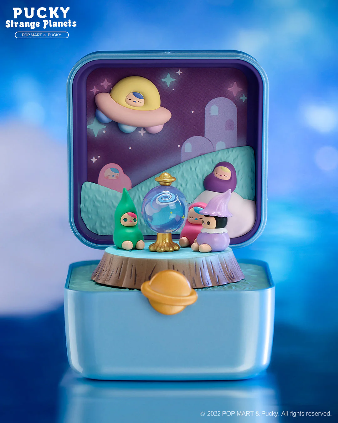 POP MART Pucky Strange Stars Series Scene Set