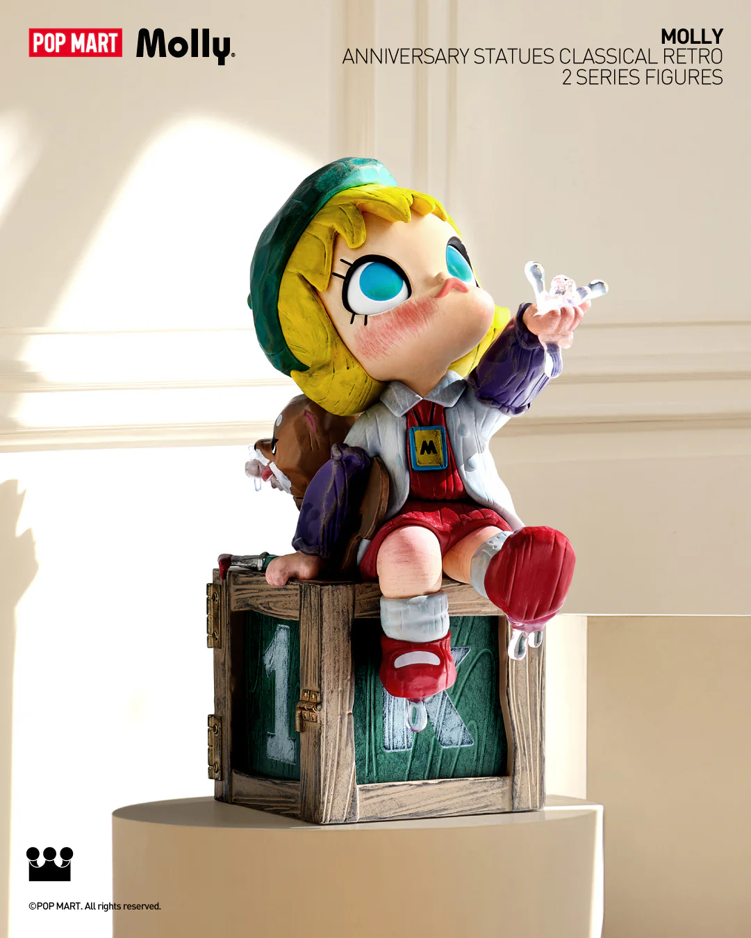 POP MART MOLLY Anniversary Statues Classical Retro 2 Series Figures