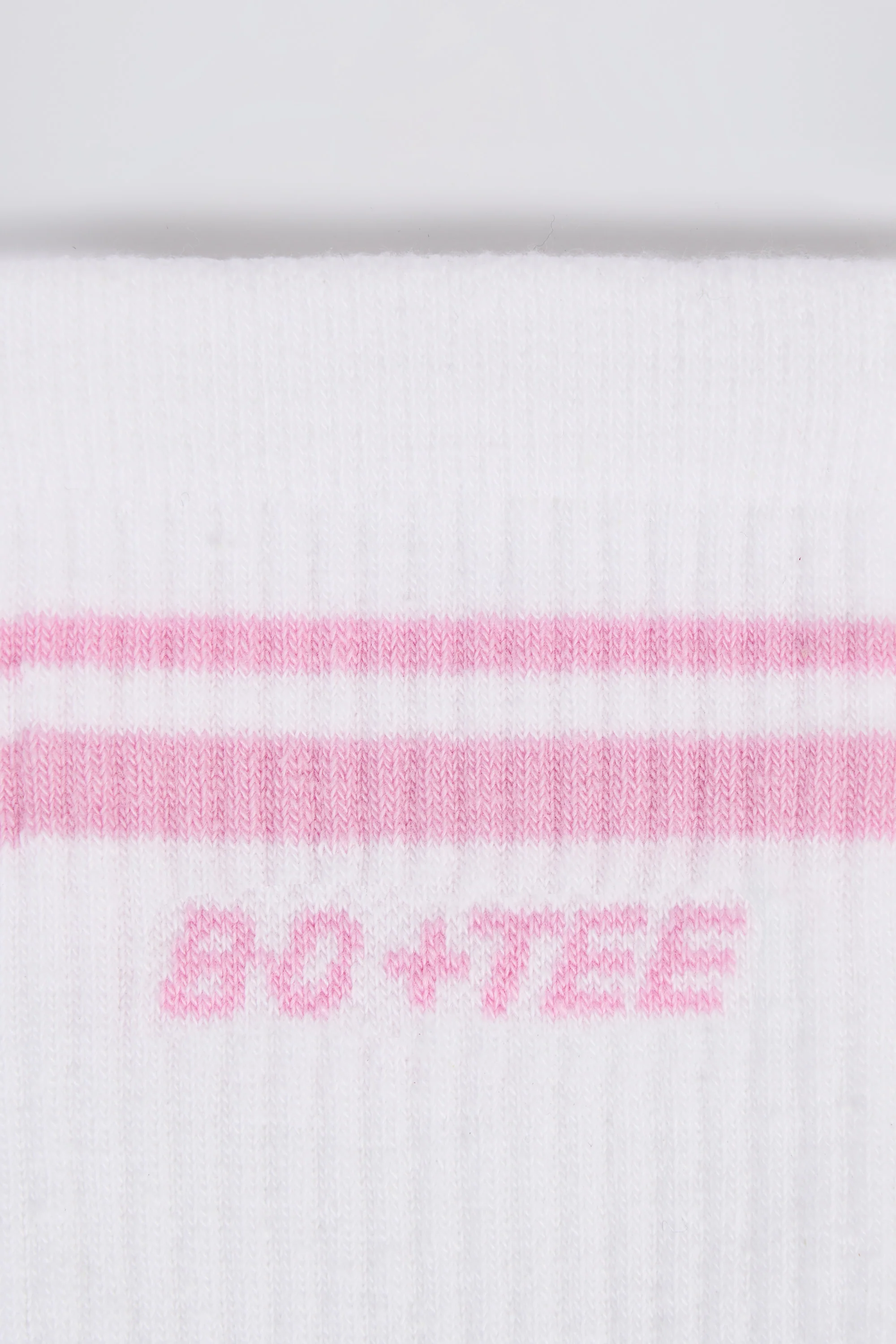 Ribbed Crew Sock Bundle in White