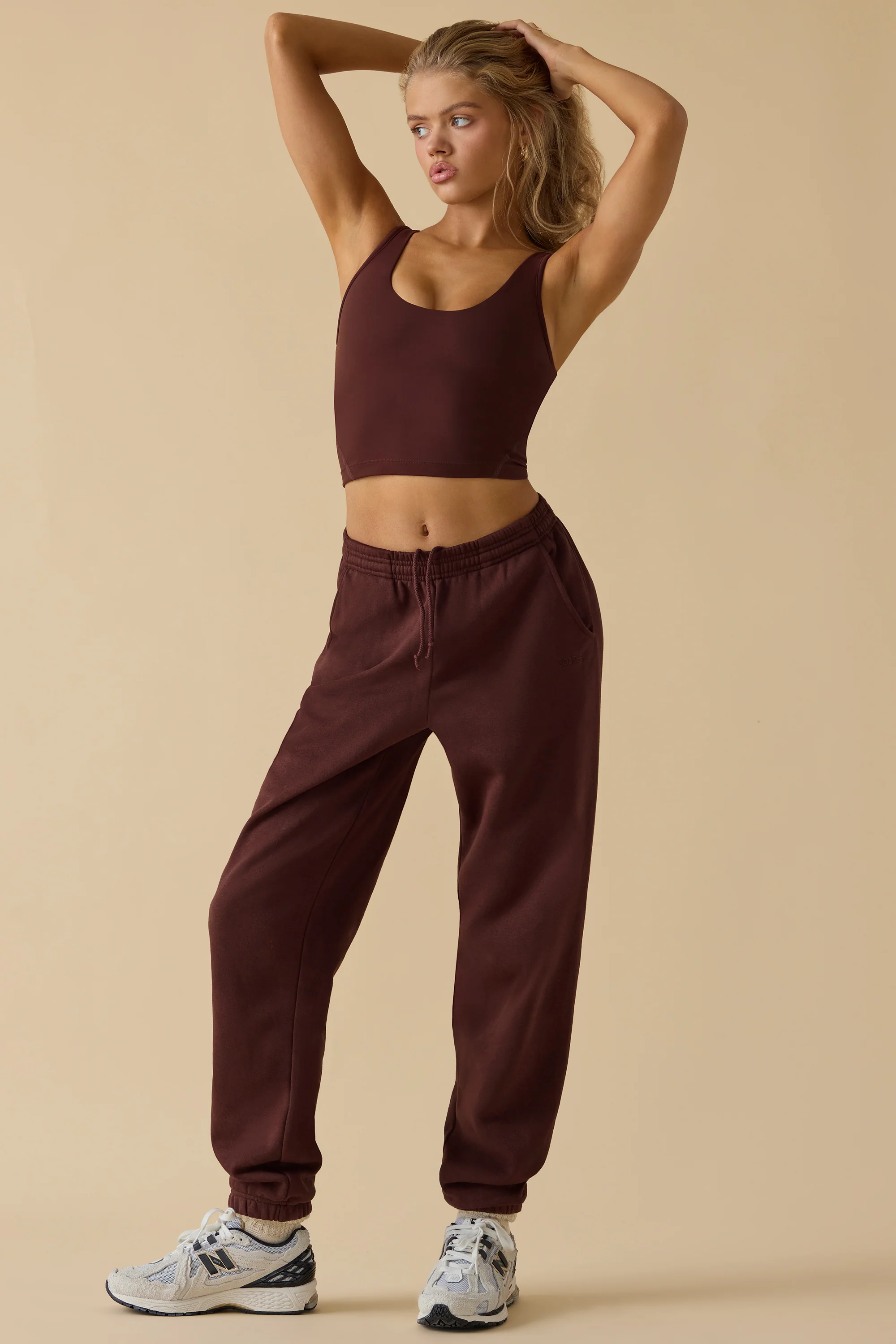 Soft Active Tank Top in Mahogany