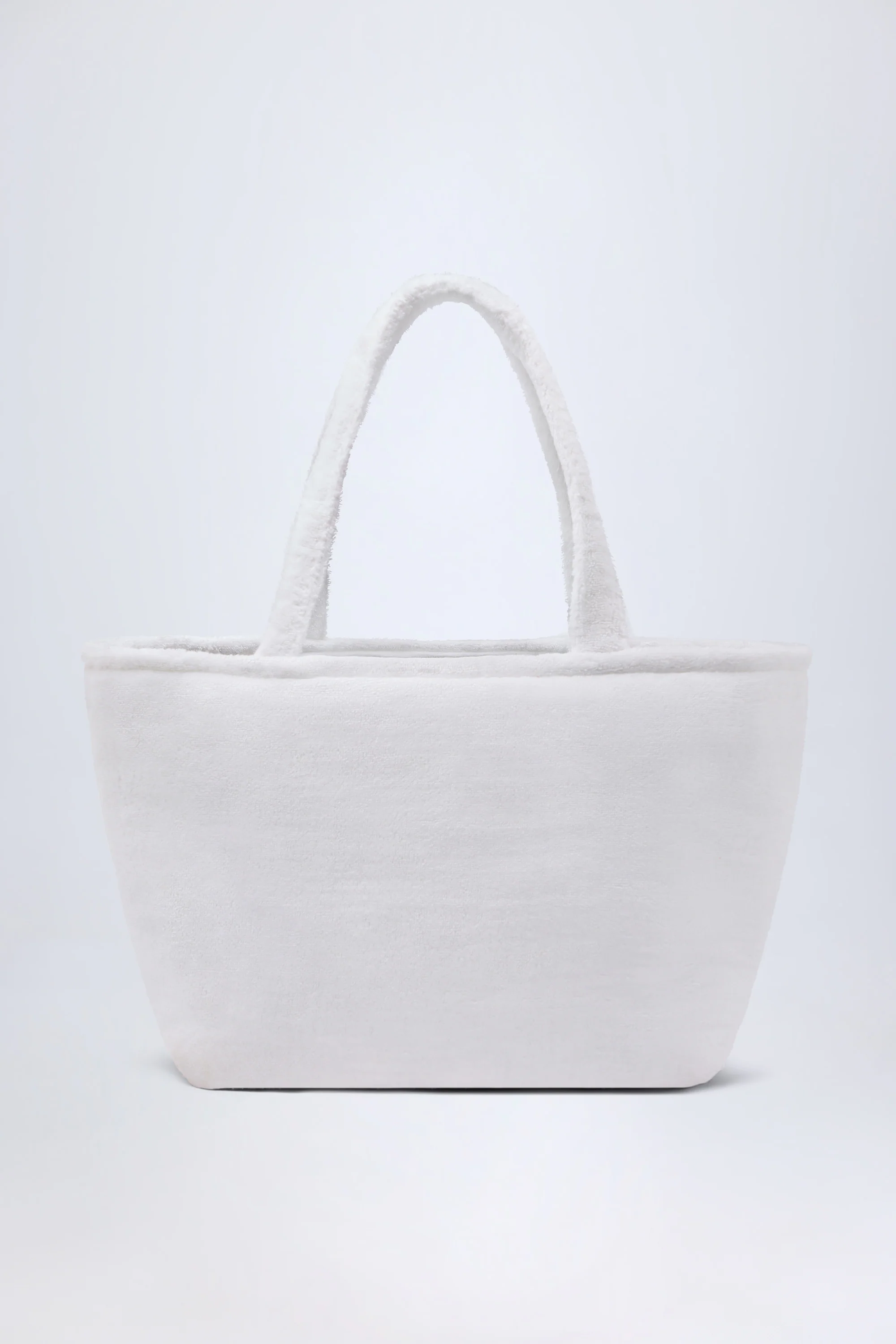 Towelling Tote Bag in White