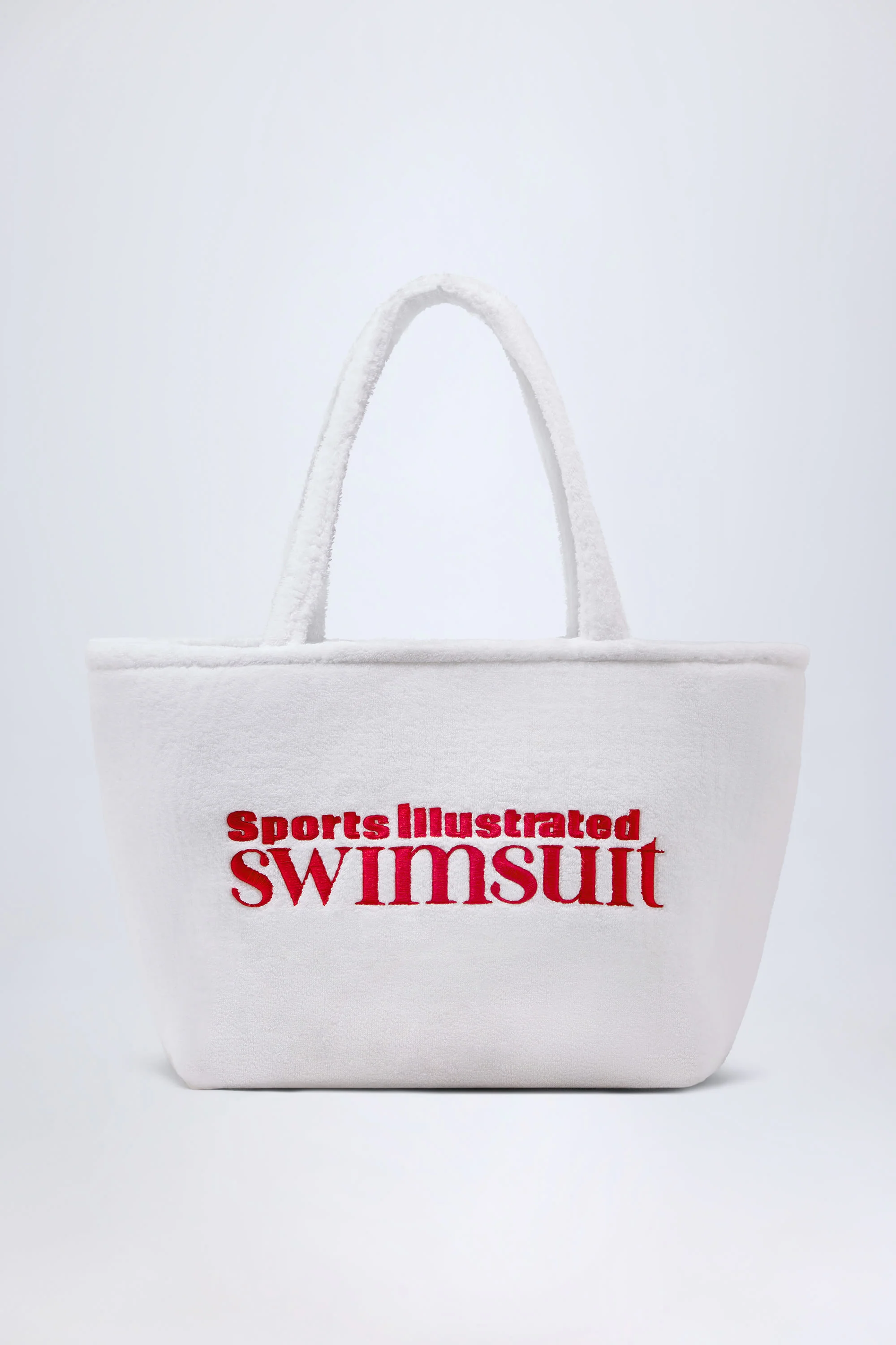 Towelling Tote Bag in White