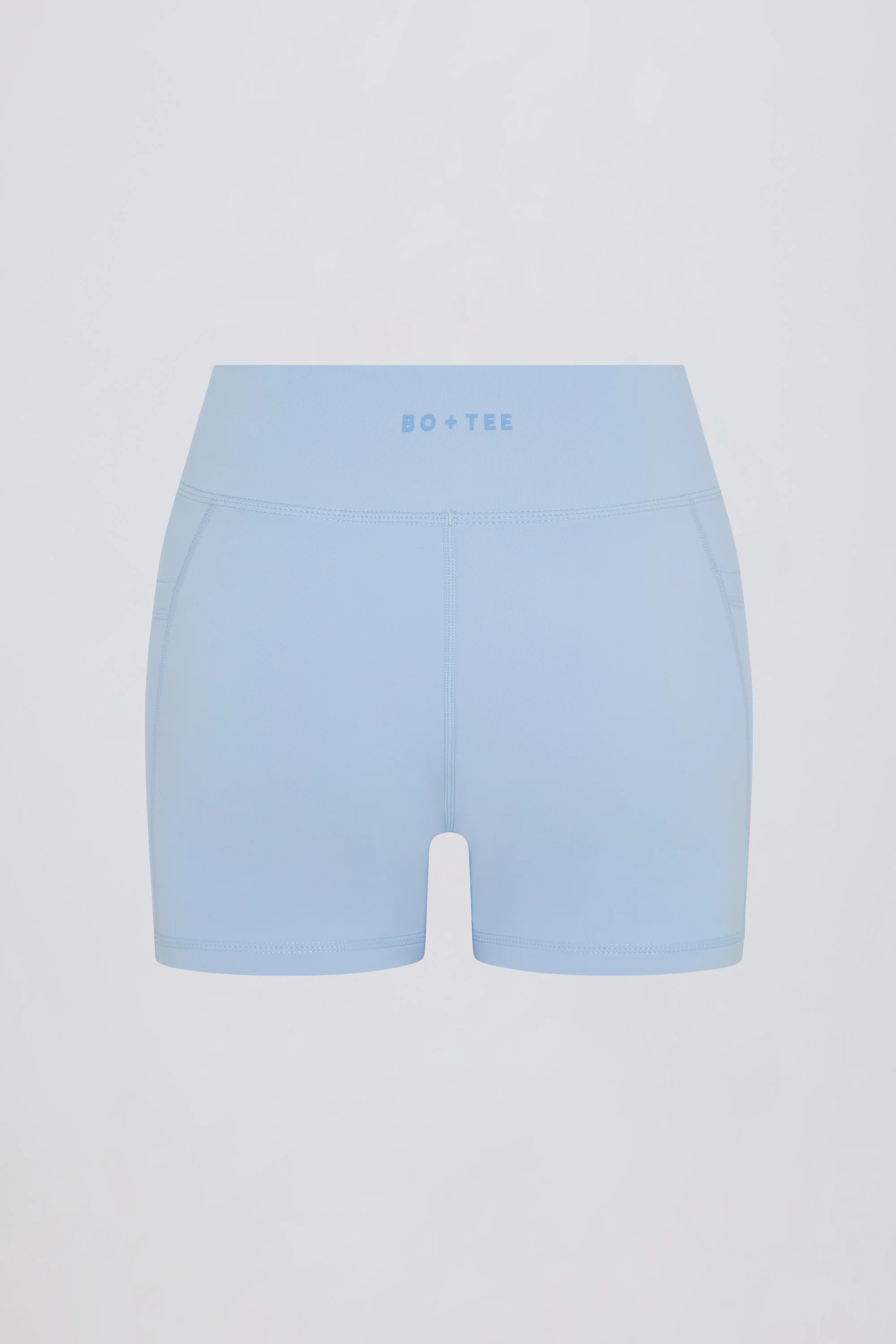 Soft Active Crossover Pocket Shorts in Sky