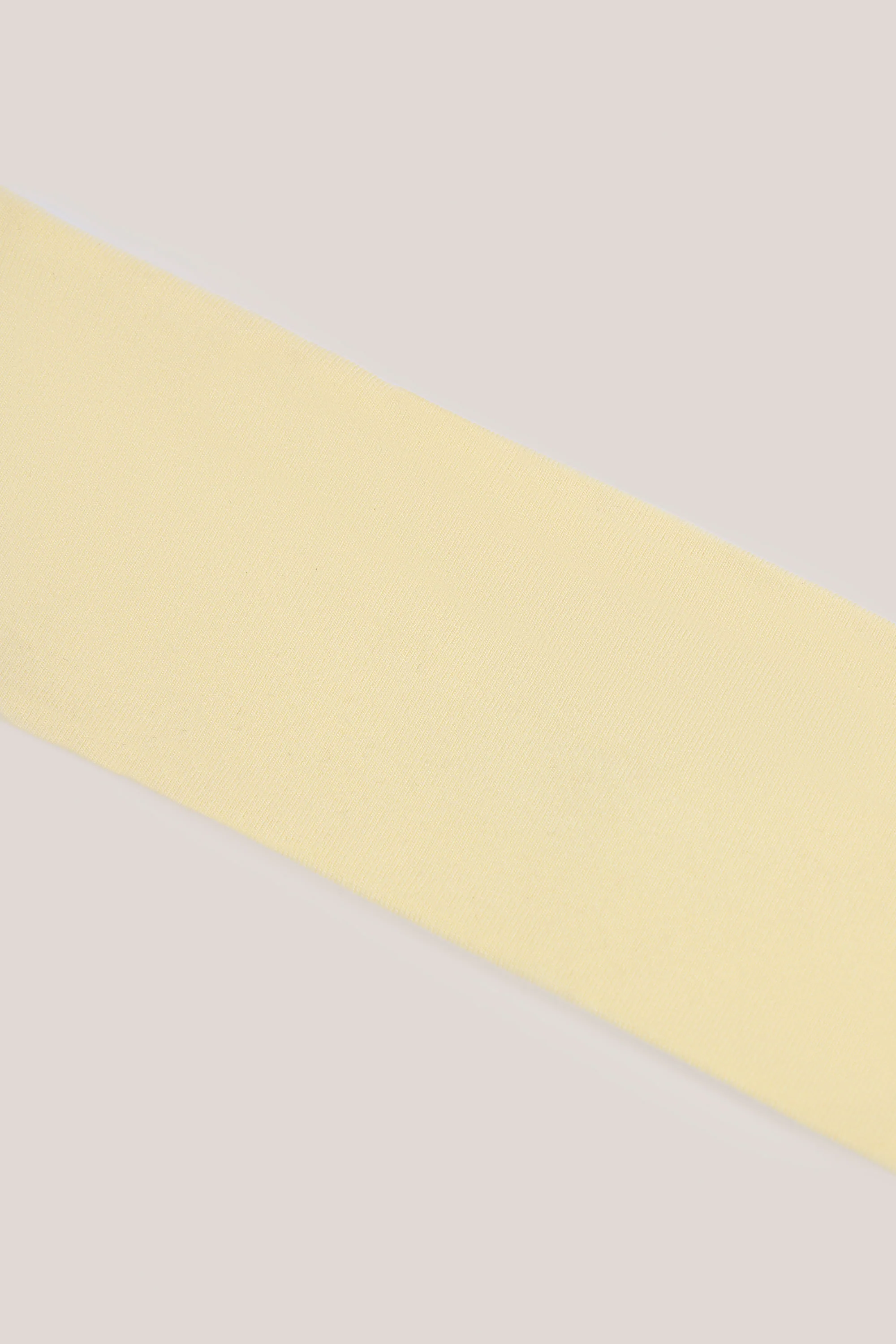 Modal Ribbed Headband in Buttercream Yellow