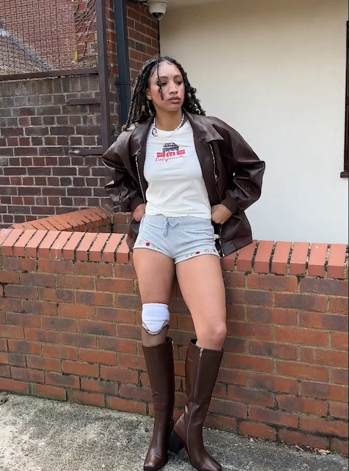 Goldsmith Faux Leather Bomber Jacket – Classic Brown Vegan Leather Outerwear